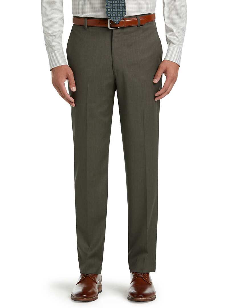Dress Pants Charcoal without pleat flat front Pants main image 0