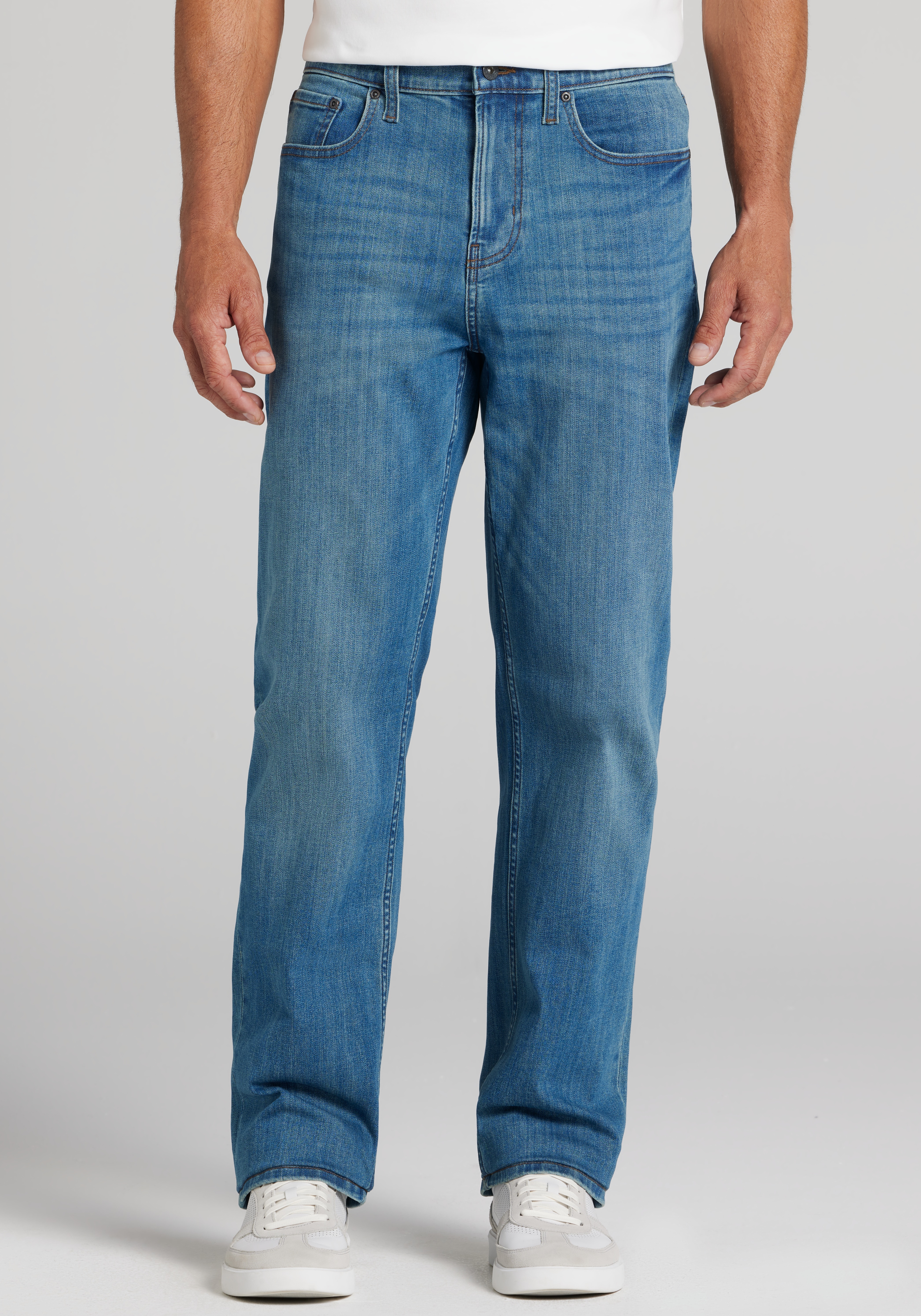 Men's CLEARANCE, Jos. A. Bank Traditional Fit Comfort Stretch Denim CLEARANCE - Jos A Bank