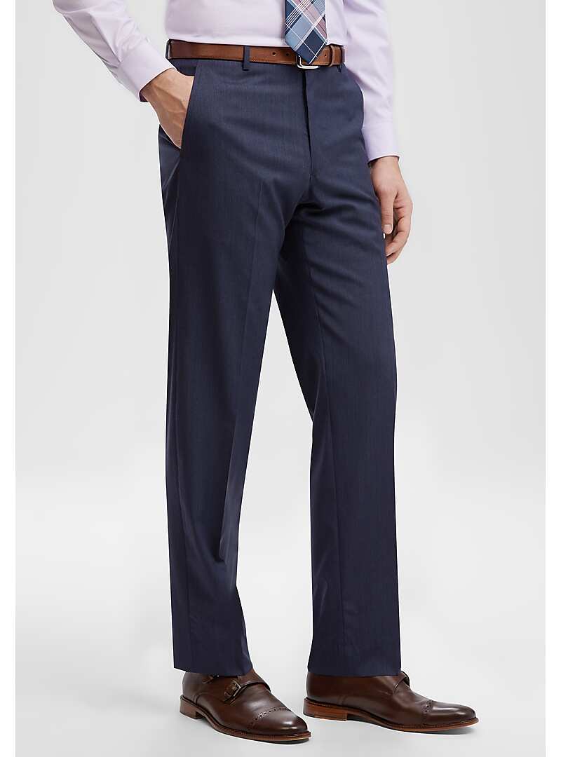 Reserve Collection Slim Fit Flat Front Dress Pants - All Pants | Jos A Bank