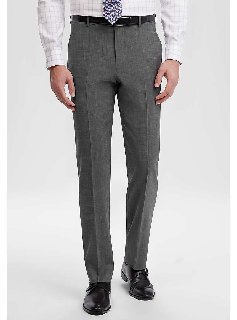 flat front casual pants