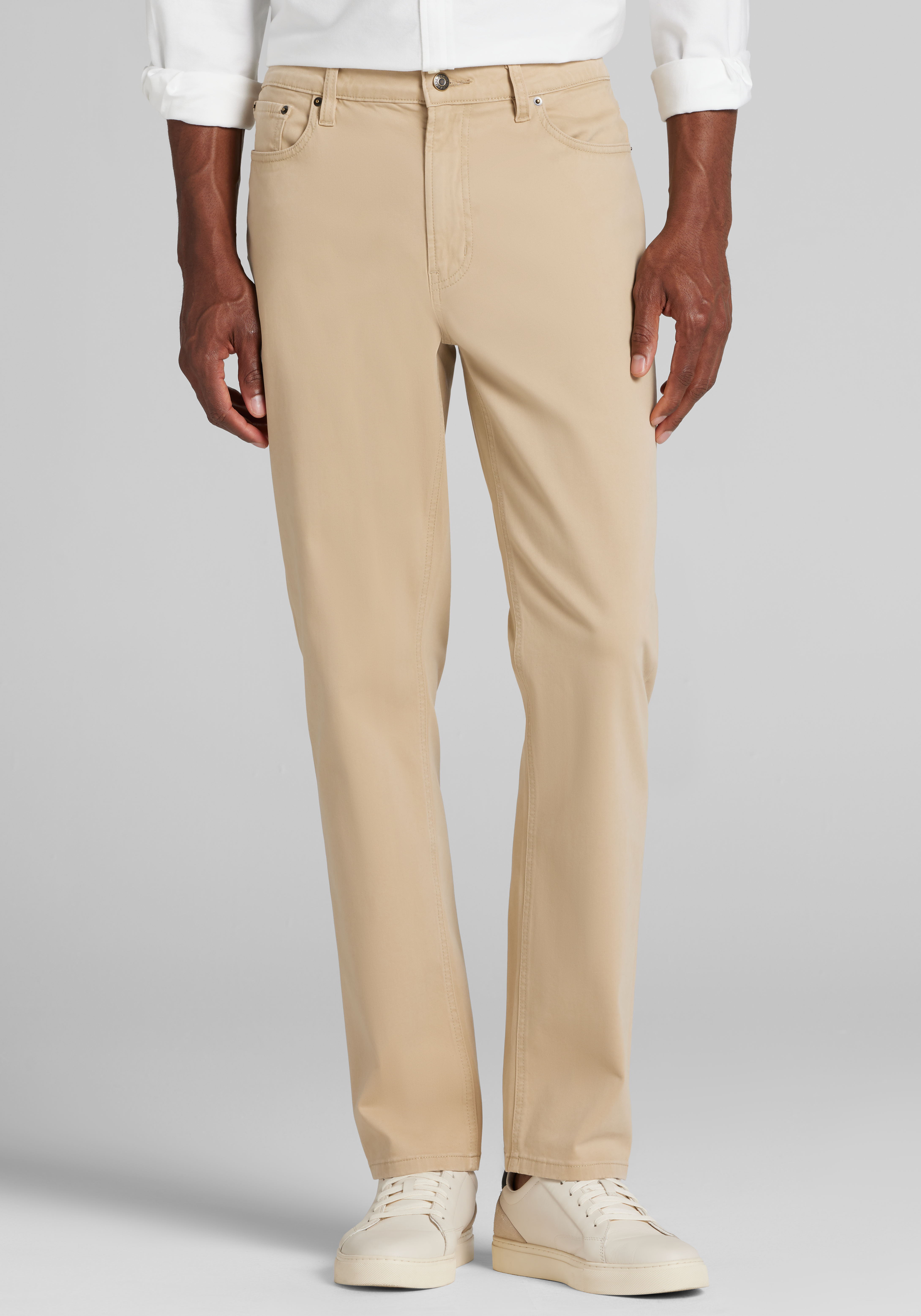 Men's CLEARANCE, Jos. A. Bank Tailored Fit Comfort Stretch 5-Pocket Pants CLEARANCE - Jos A Bank
