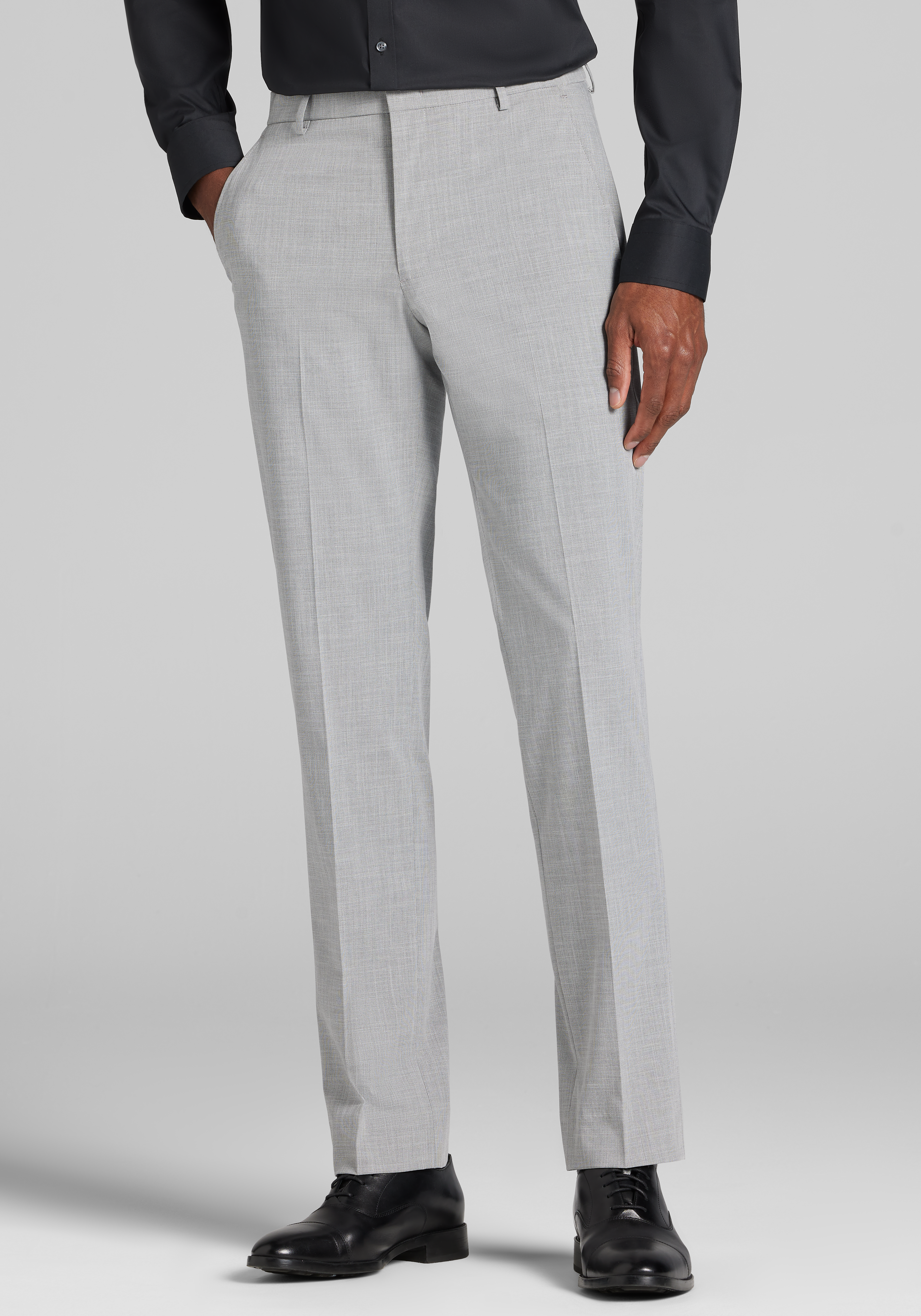 Men's Pants, Comfort Stretch Dress Pants - Slim Fit - Jos A Bank
