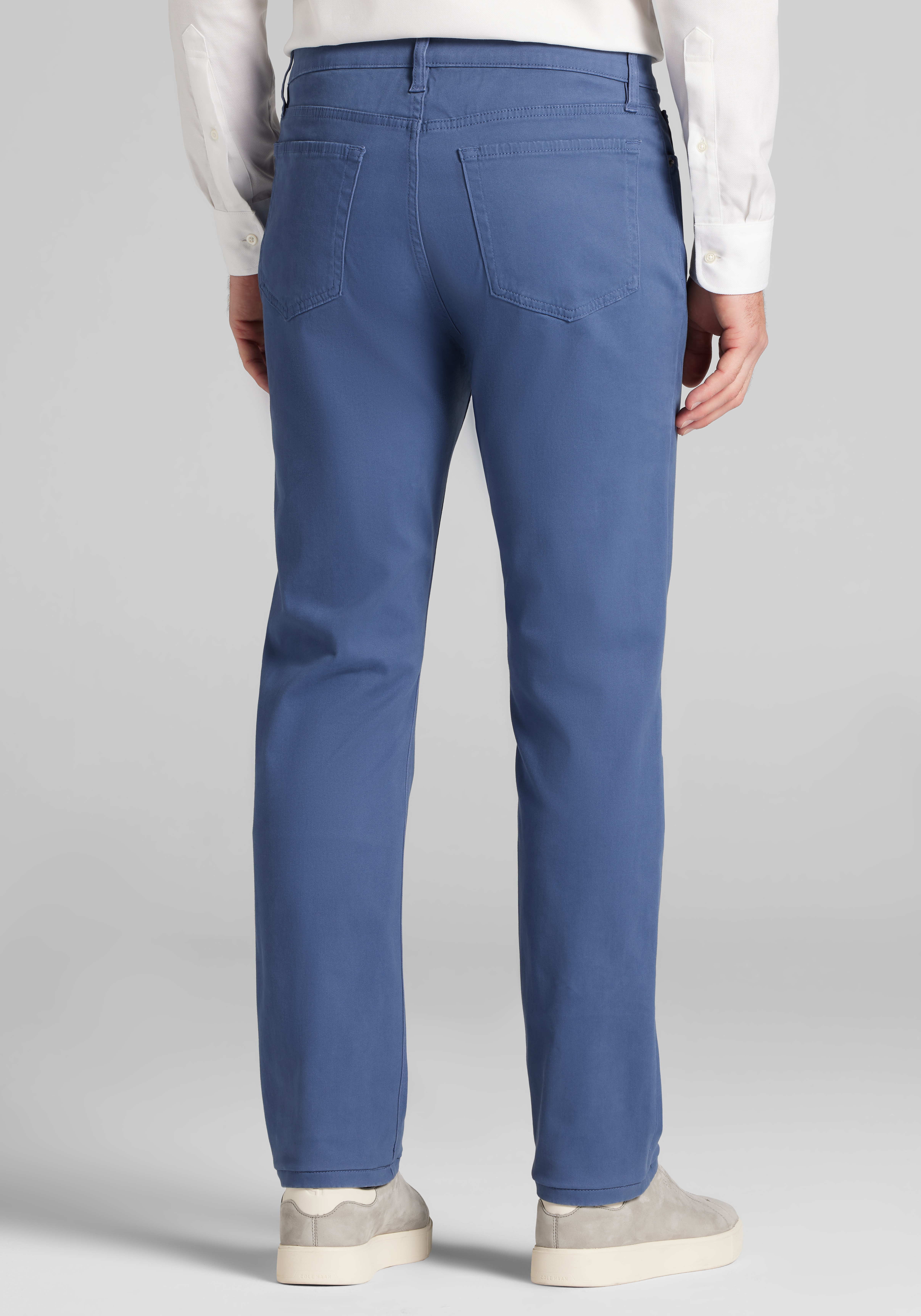 Jos. A. Bank Comfort Stretch Tailored Fit Satin 5-Pocket Pants