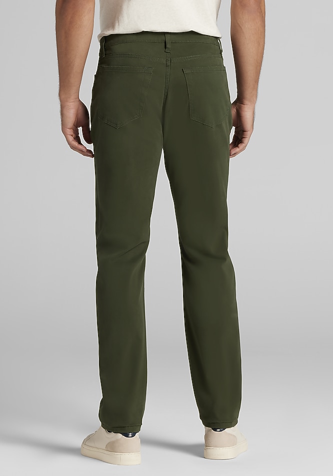 Jos. A. Bank Tailored Fit Comfort Stretch 5-Pocket Pants - Jos. A