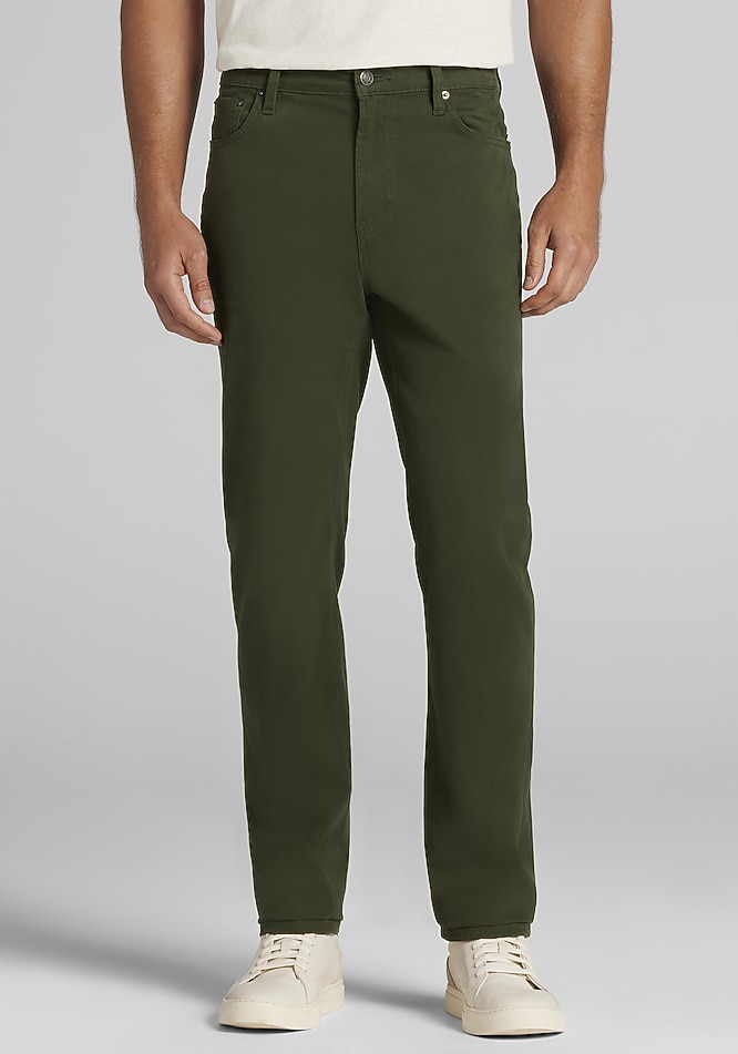 Jos. A. Bank Tailored Fit Comfort Stretch 5-Pocket Pants - Jos. A