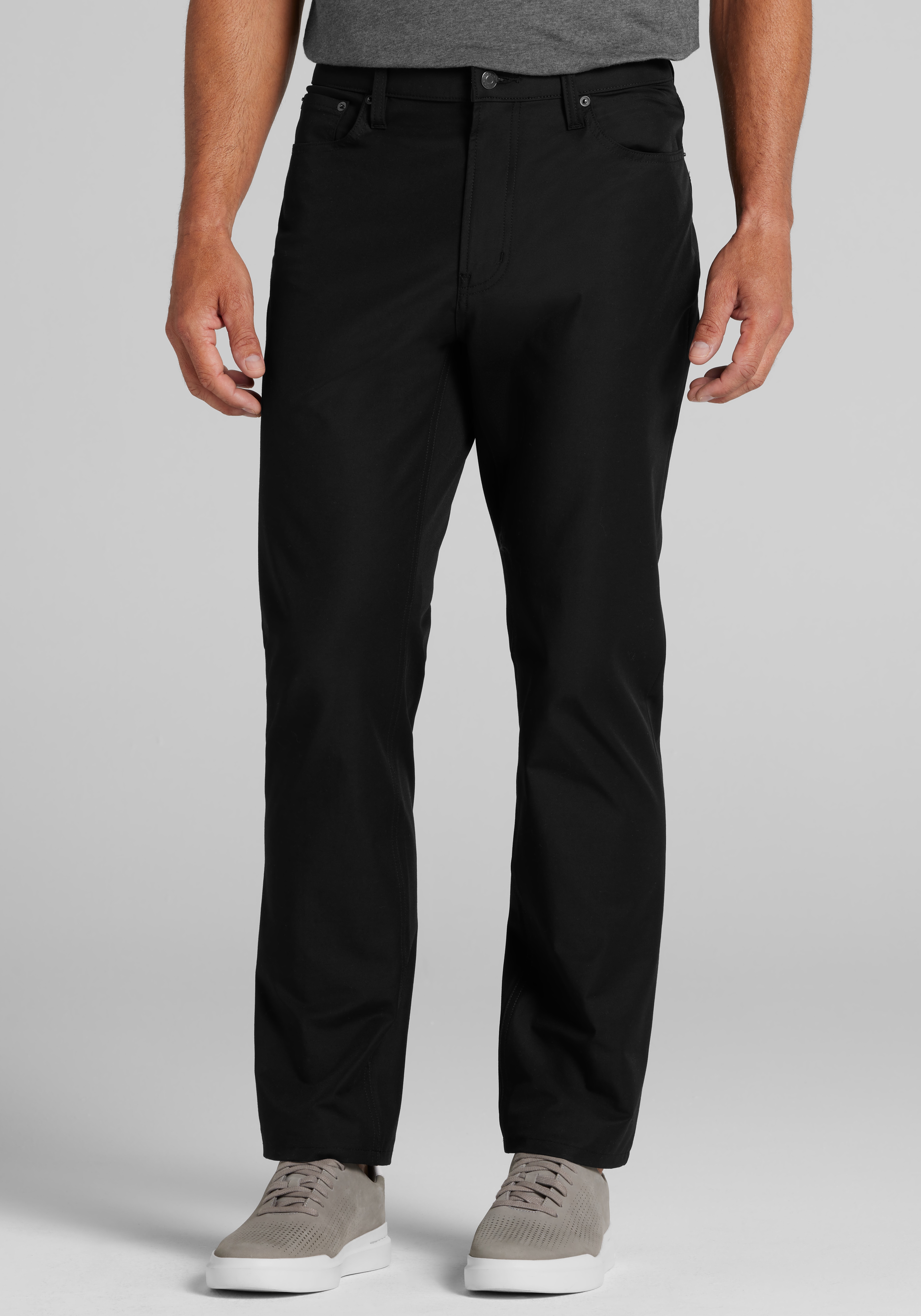 Men's Pants, Traveler Collection Performance 5-Pocket Pants - Jos A Bank