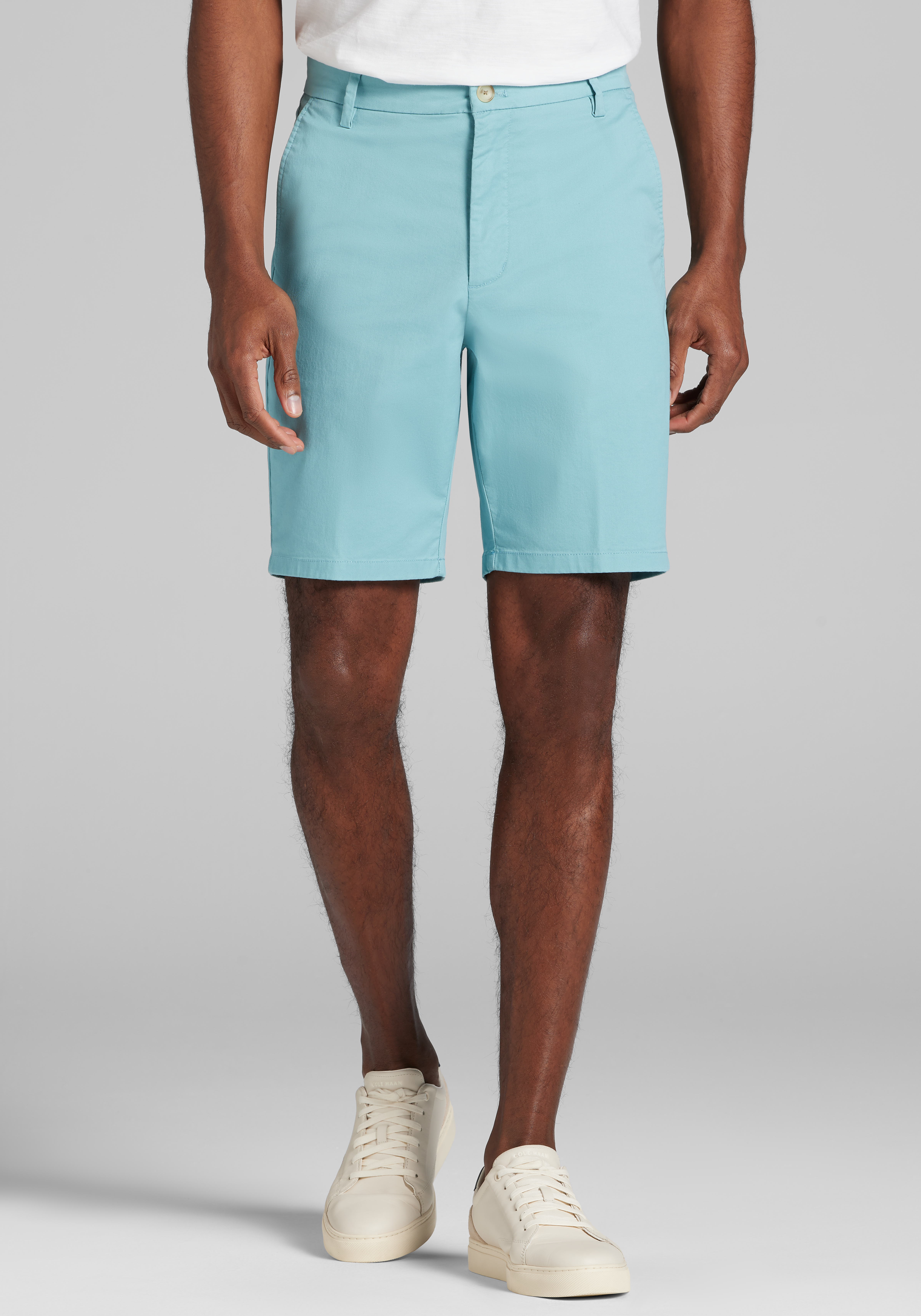 Men's Pants, Comfort Stretch 9 Inch Shorts - Jos A Bank