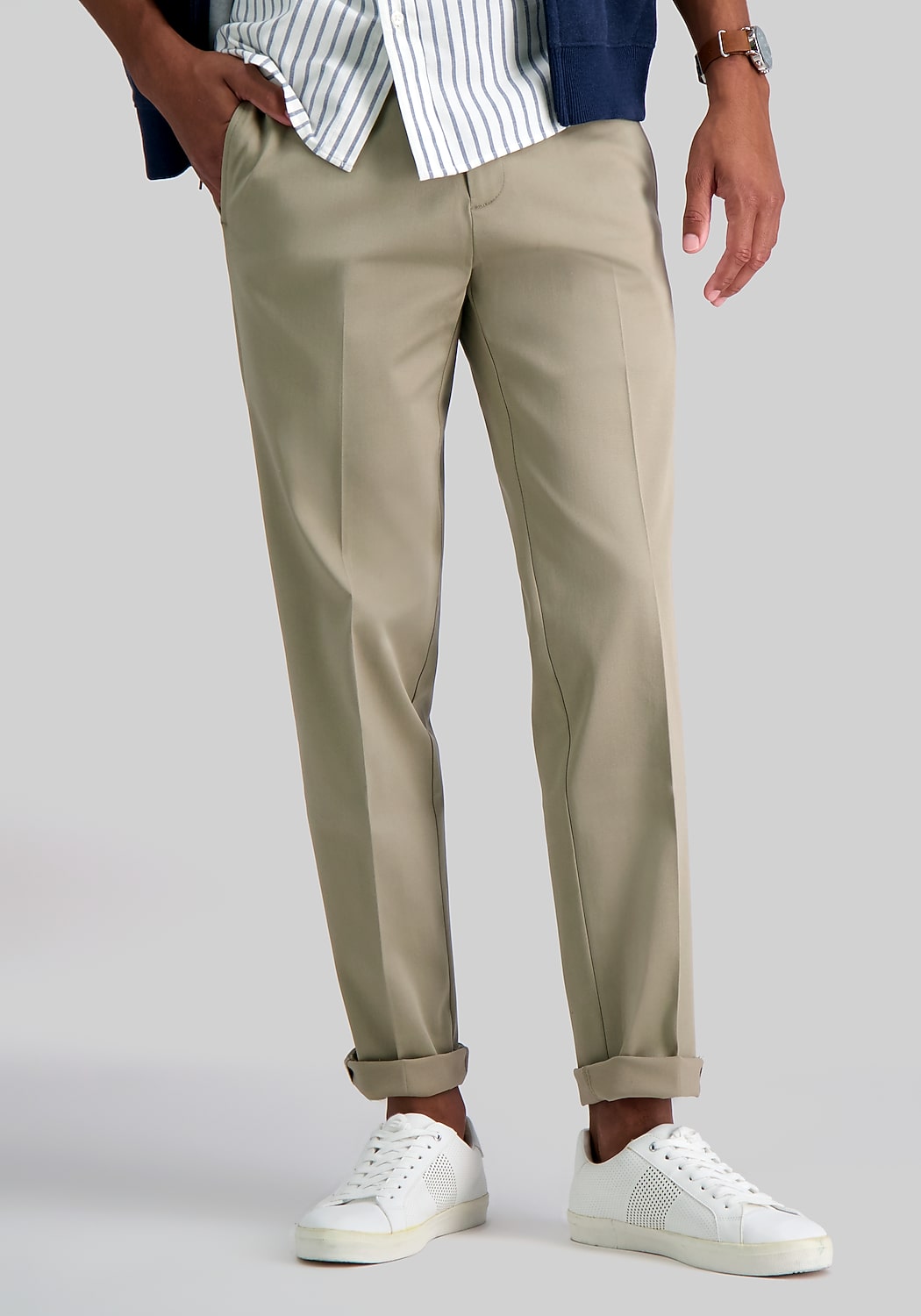 Haggar Straight Fit Wrinkle Free Pants
