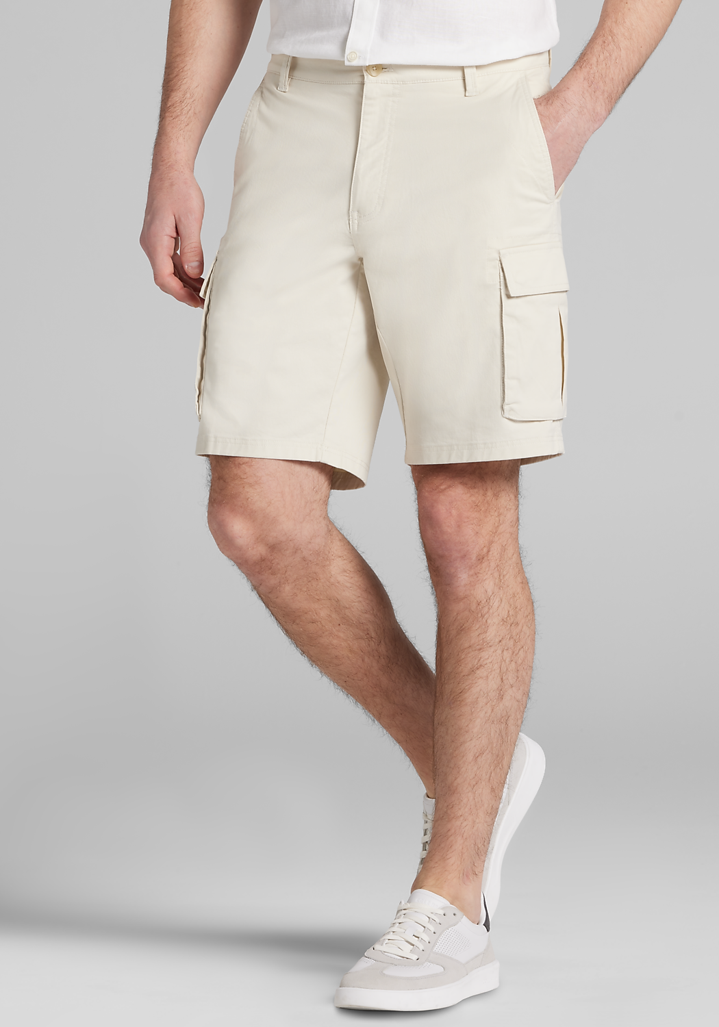 Jos. A. Bank Traditional Fit Comfort Stretch Cargo Shorts - Big & Tall CLEARANCE