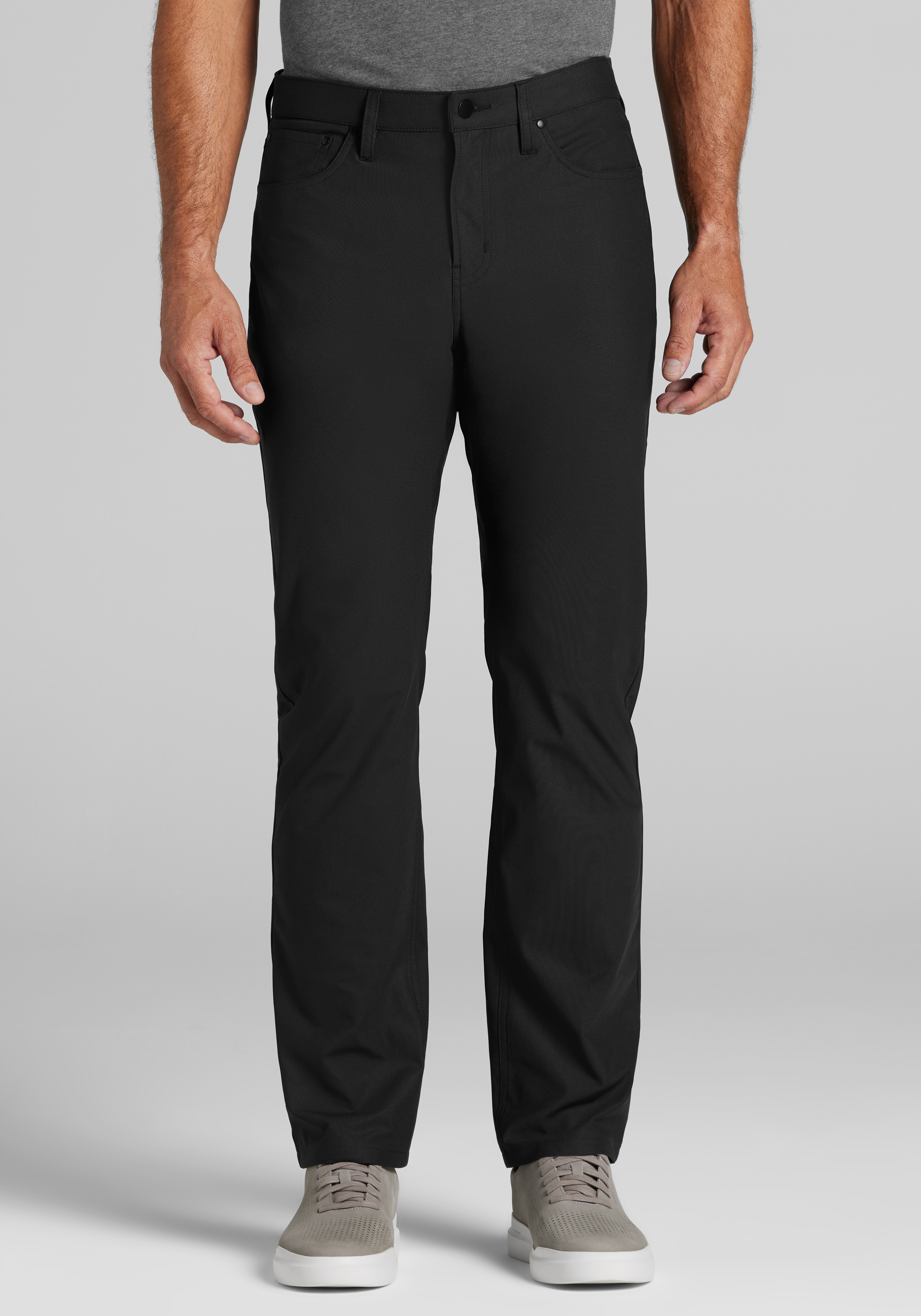Men's Pants, Traveler COOLMOTION Tailored Fit Performance 5-Pocket Pants - Jos A Bank