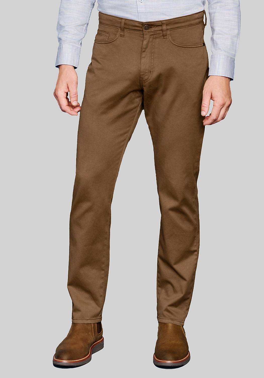 Johnston & Murphy Tailored Fit Five Pocket Pants