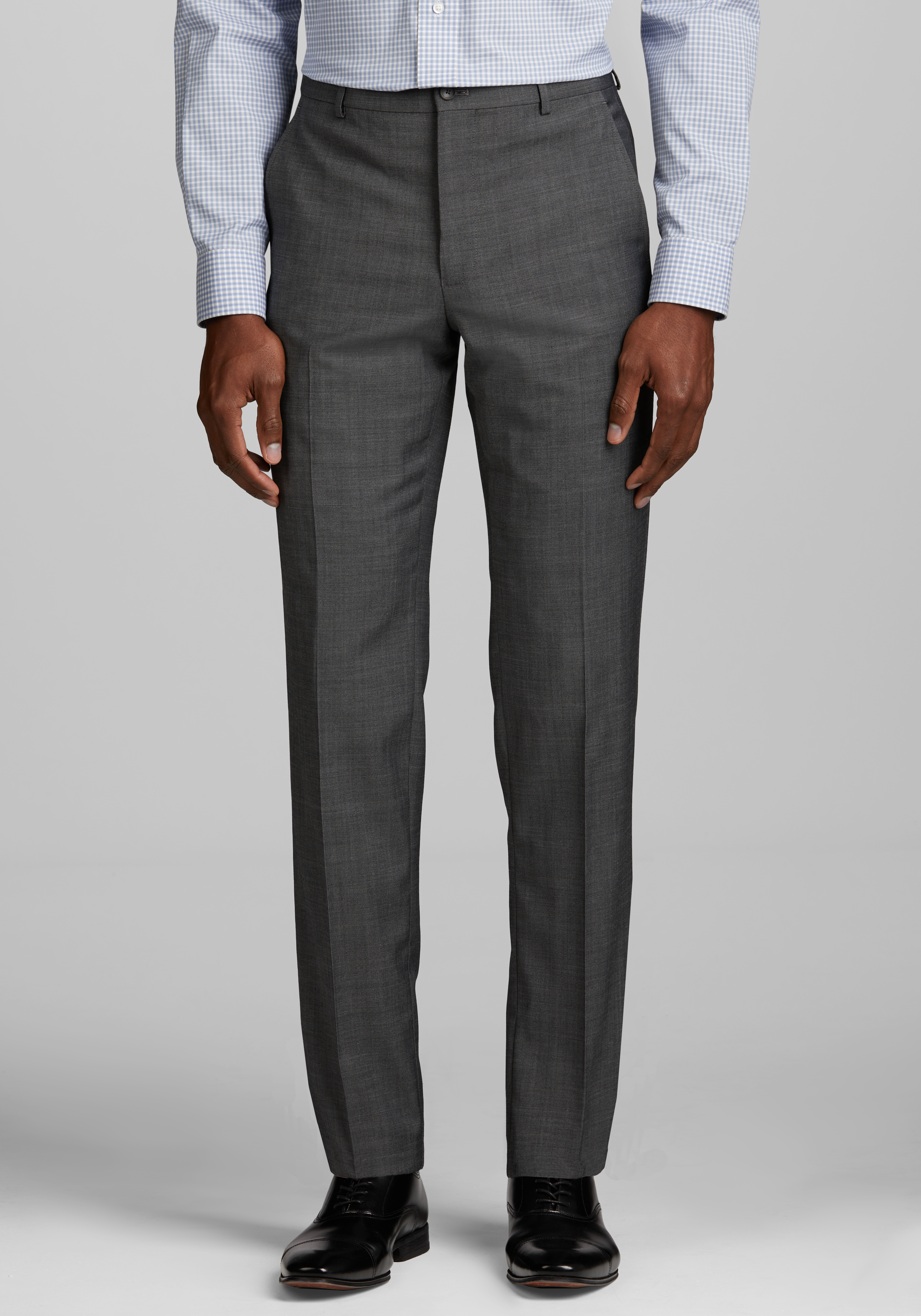 Men's Pants, Traveler&reg; COOL<i>MOTION</i> Wool Dress Pant - Slim Fit - Jos A Bank