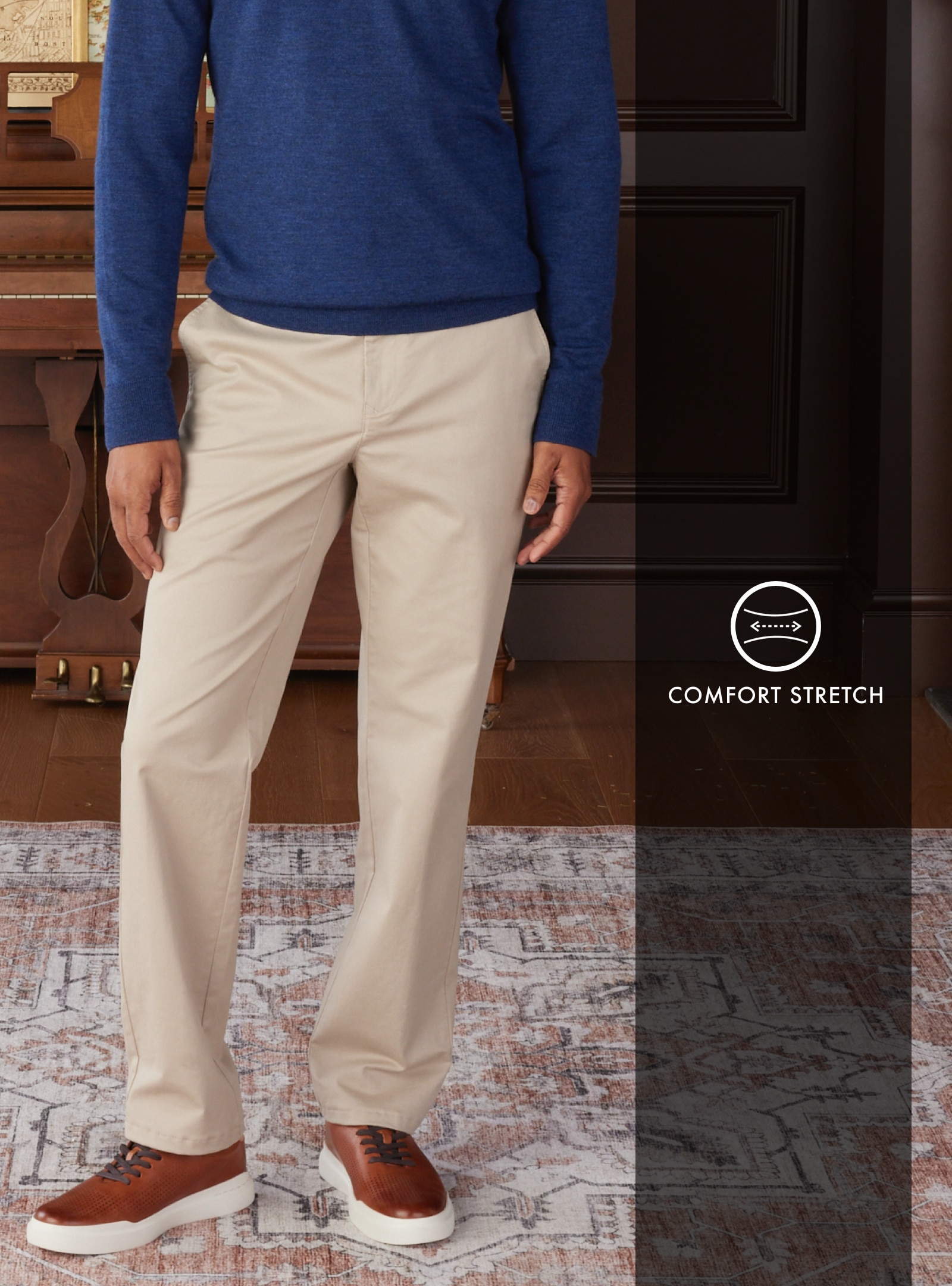 Comfort Stretch Dress Pants - Tailored Fit
