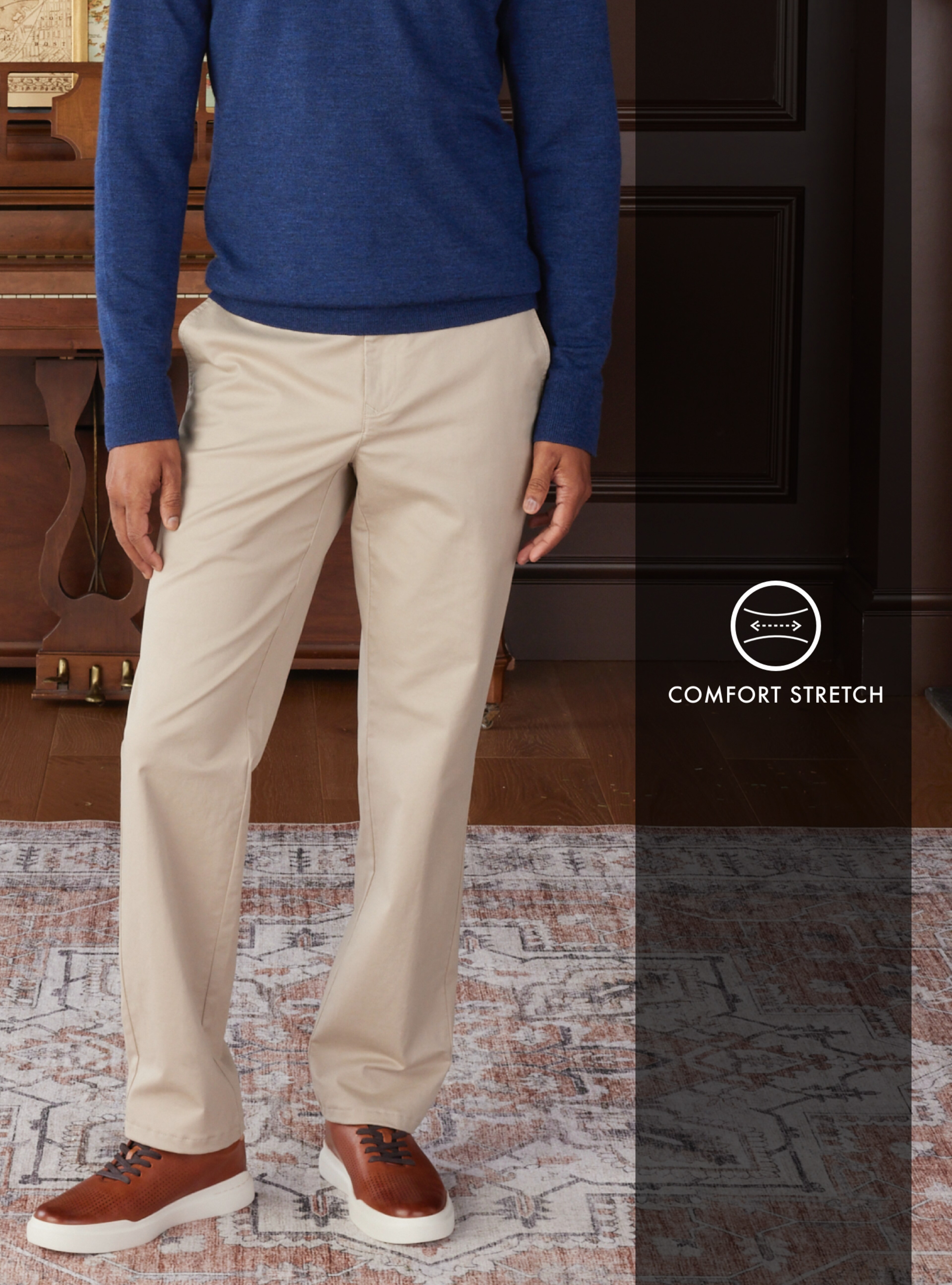 Jos. A. Bank Tailored Fit Comfort Stretch Dress Pants
