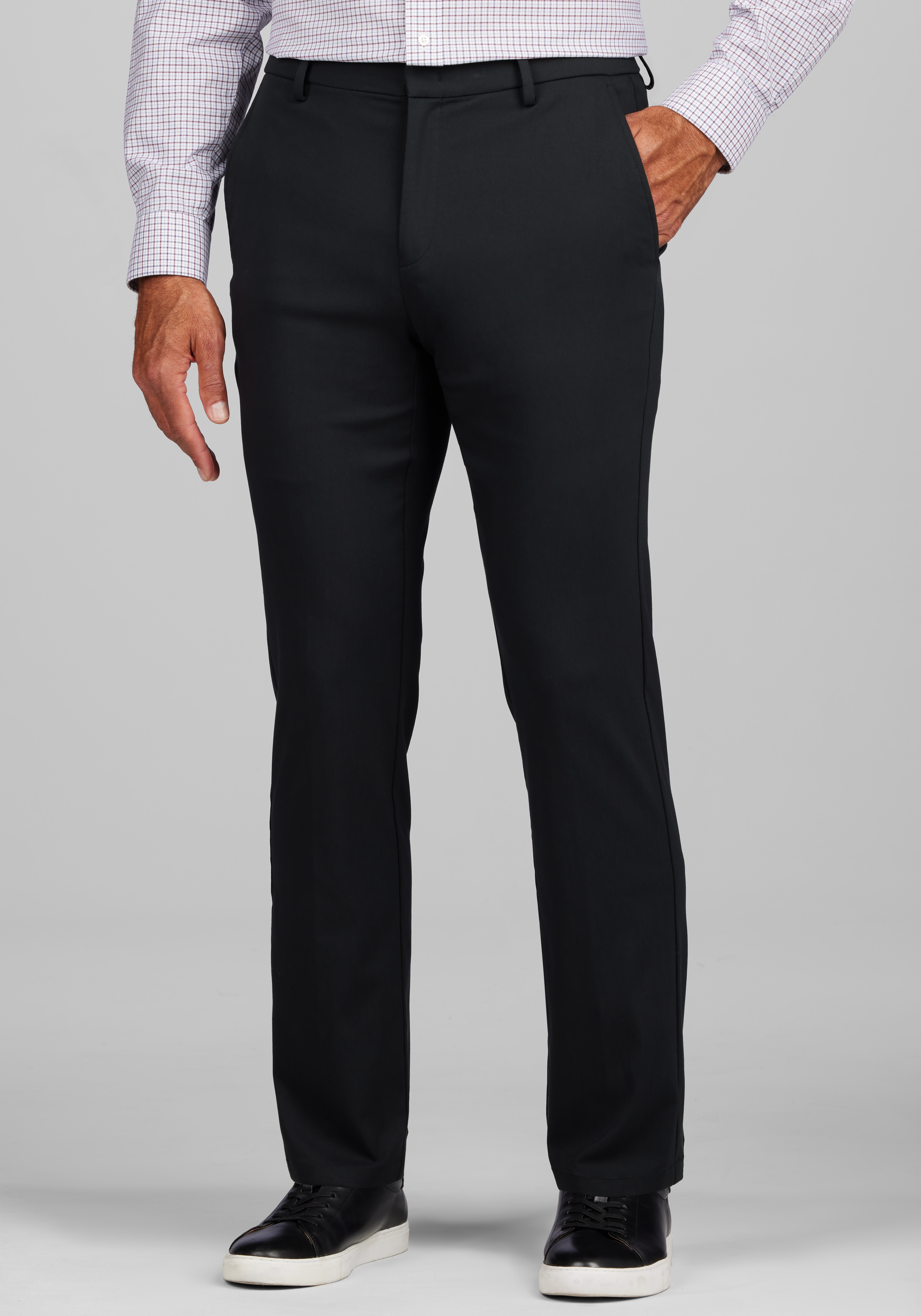 Tailored Black Slim Pants for Men – Cutton Garments