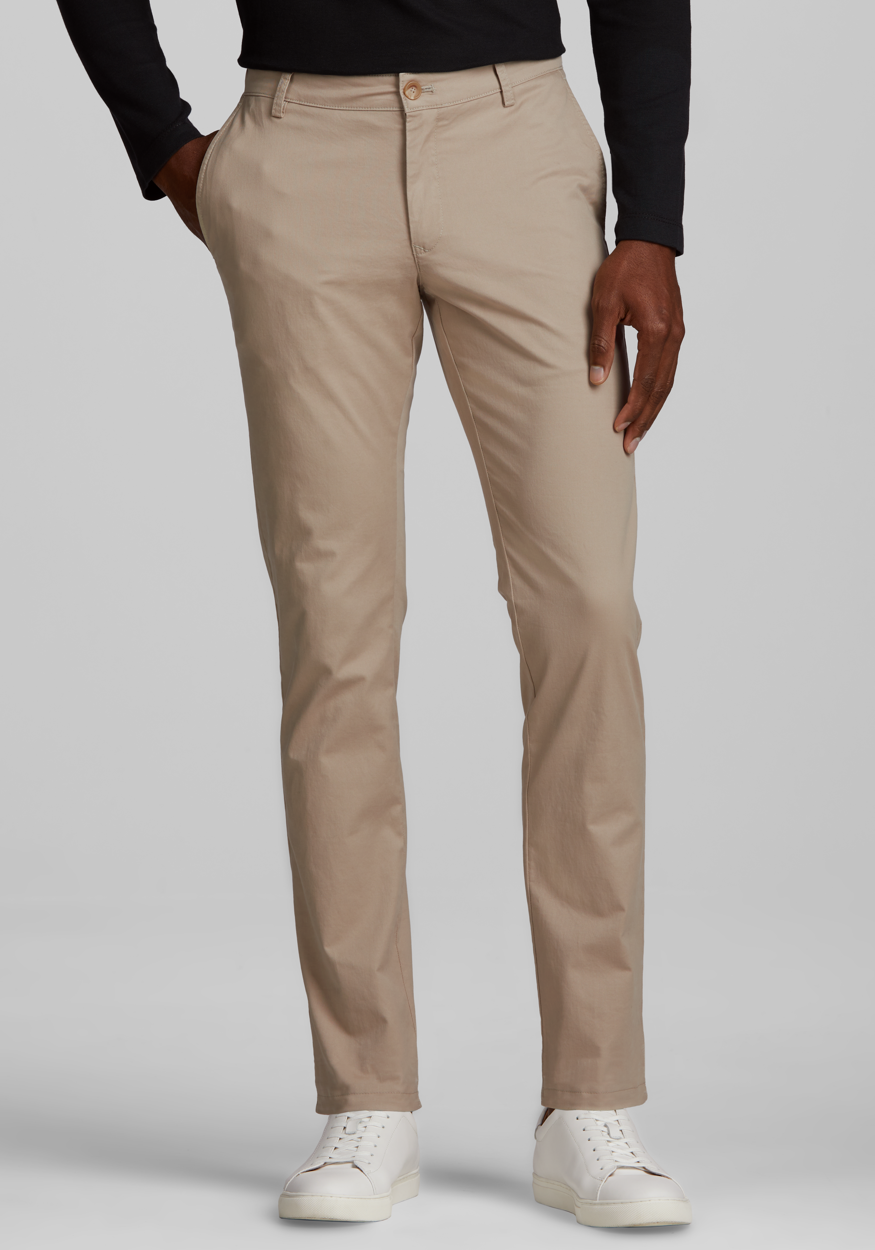 Jos. A. Bank Tailored Fit Linen Drawstring Pants