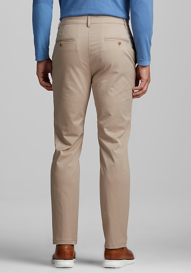 Jos. A. Bank Tailored Fit Comfort Stretch Casual Chinos - Big