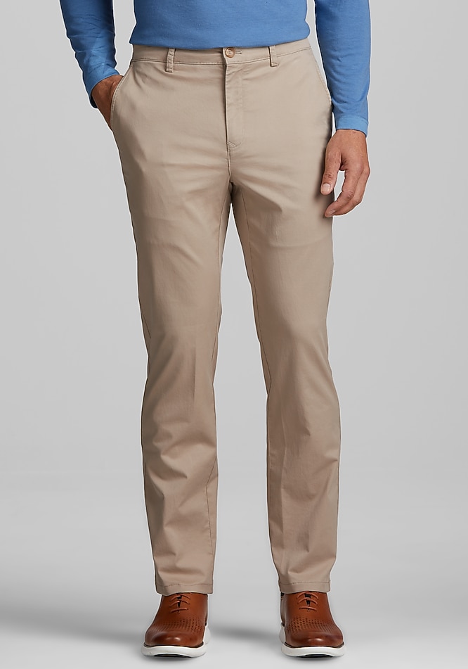 Jos. A. Bank Tailored Fit Stretch Chinos - Jos. A. Bank Comfort