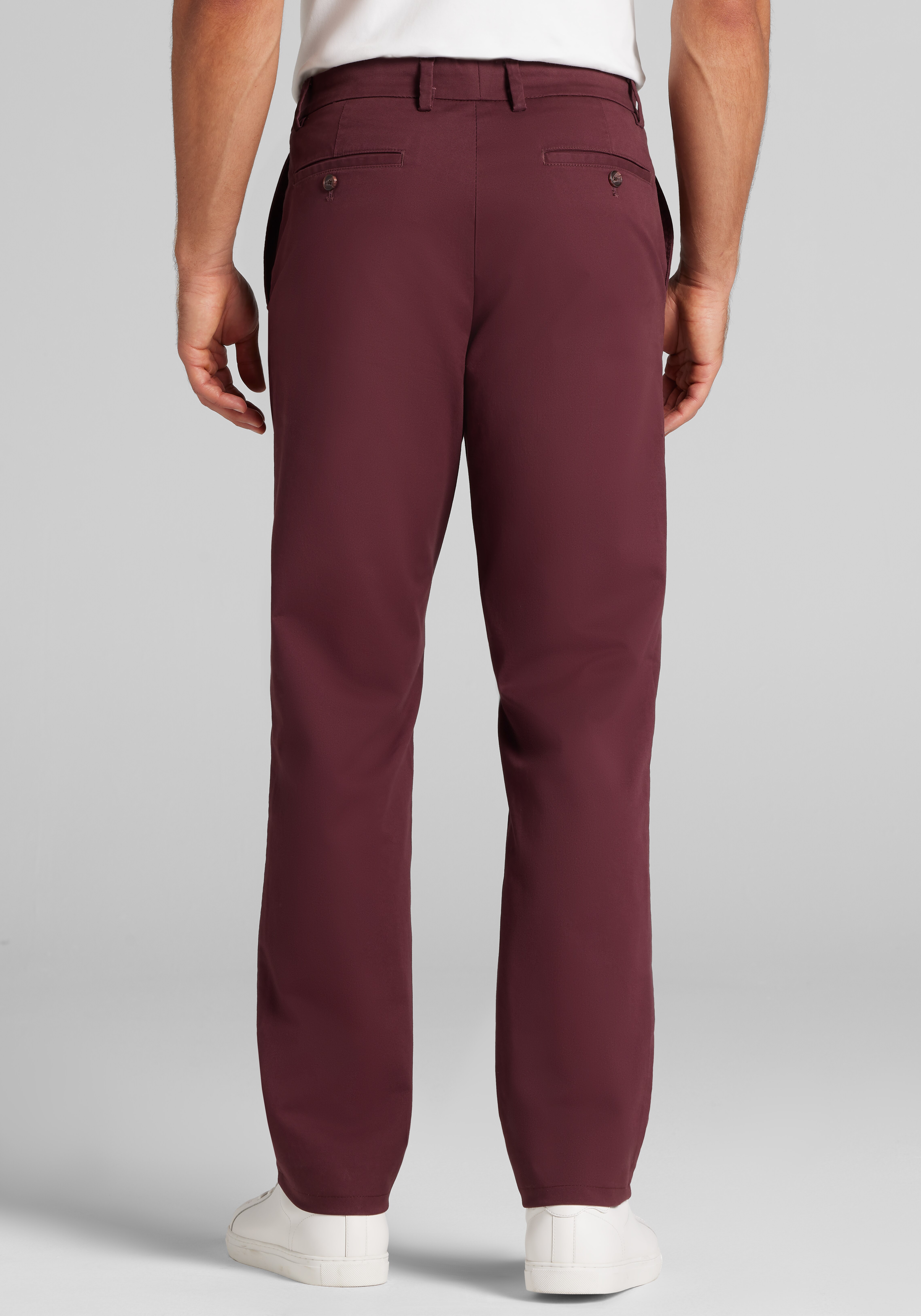 Jos. A. Bank Tailored Fit Flat-Front Chinos - Big & Tall CLEARANCE
