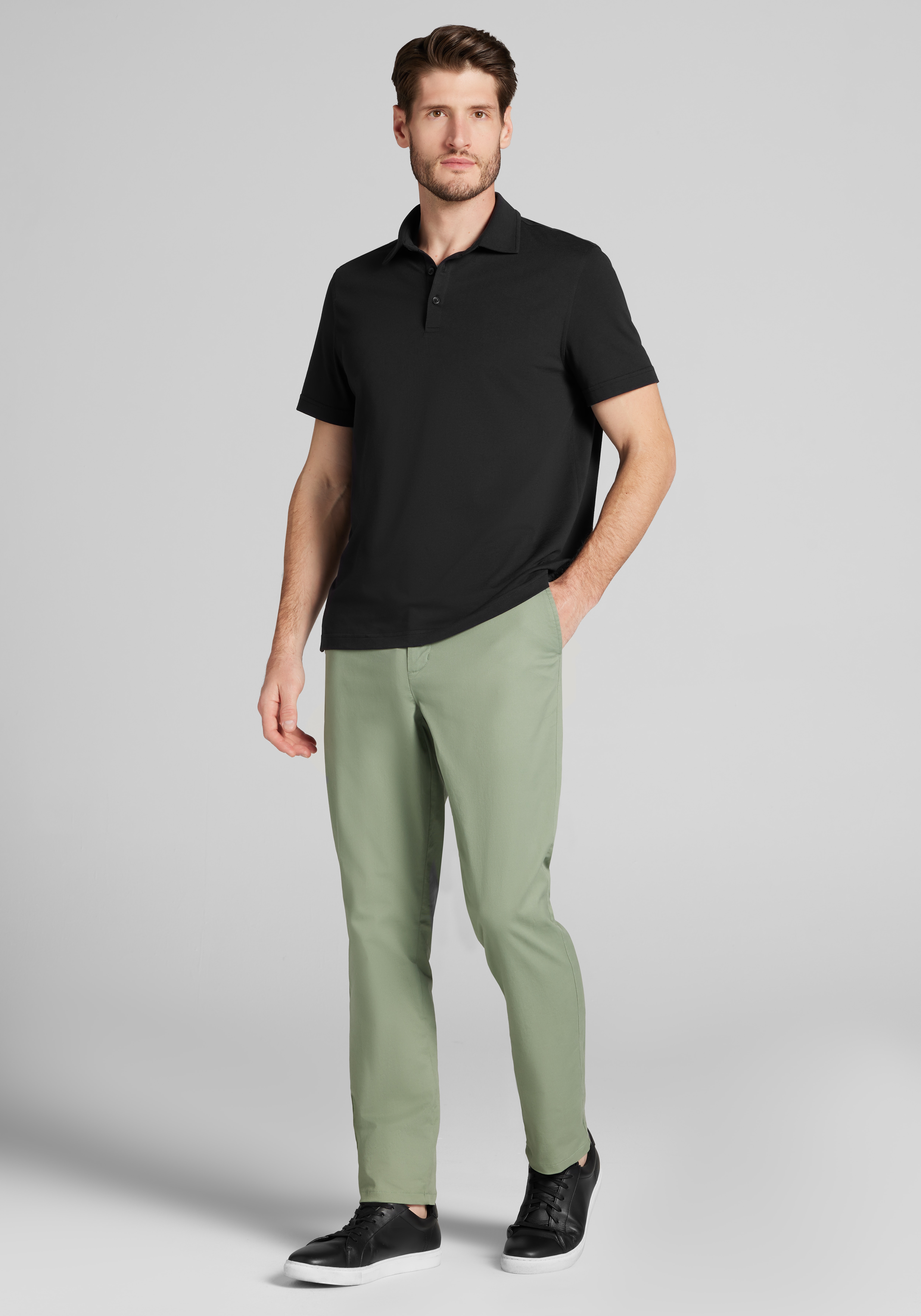 Jos. A. Bank Tailored Fit Comfort Stretch Casual Chinos - Big & Tall CLEARANCE