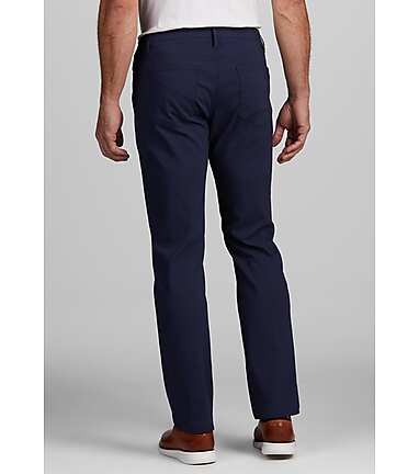 Full Blue 5 Pocket Twill Pants, Regular Fit, Performance Stretch :  : Clothing, Shoes & Accessories