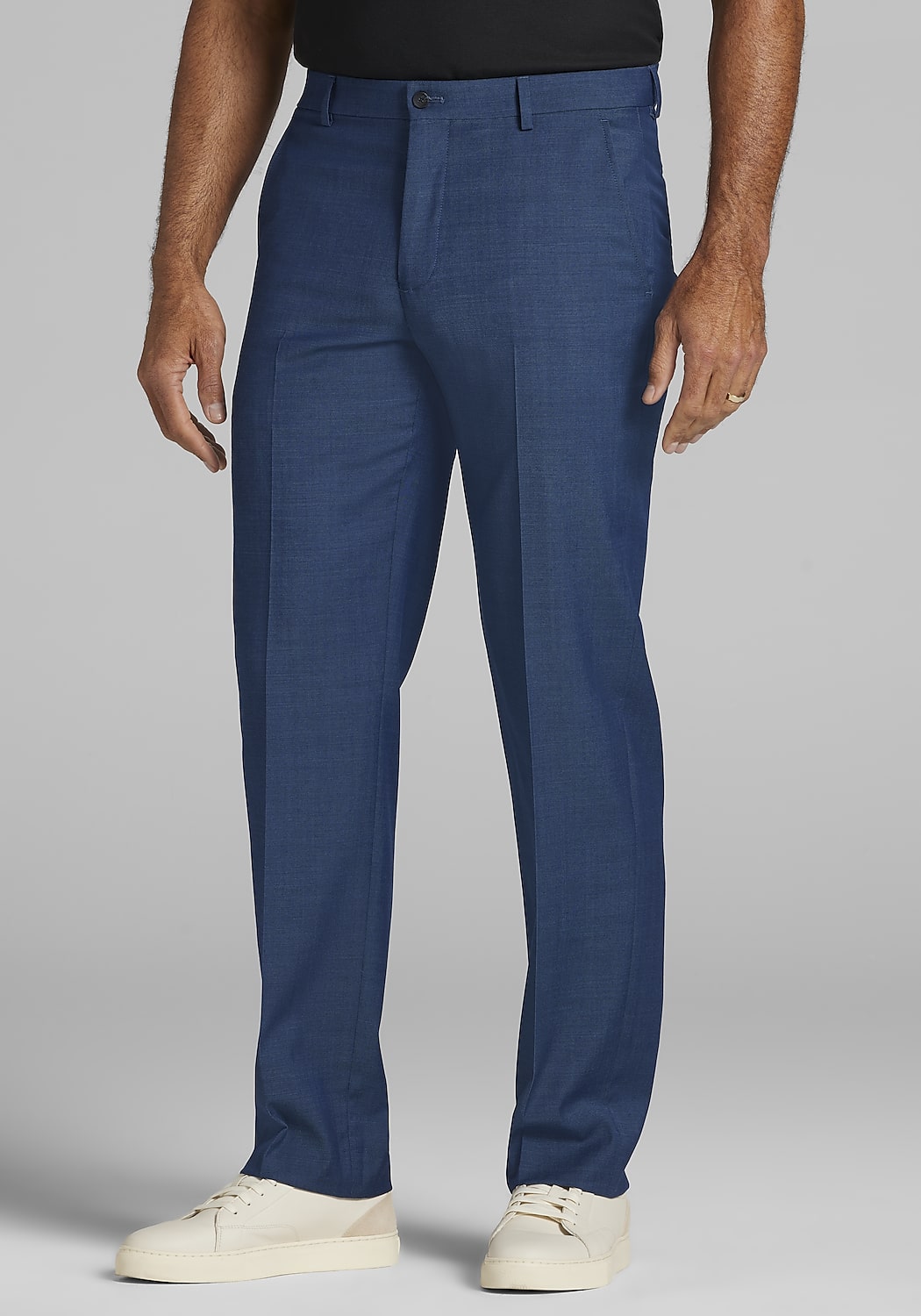 Traveler Collection Traditional Fit Twill Dress Pants - Big & Tall