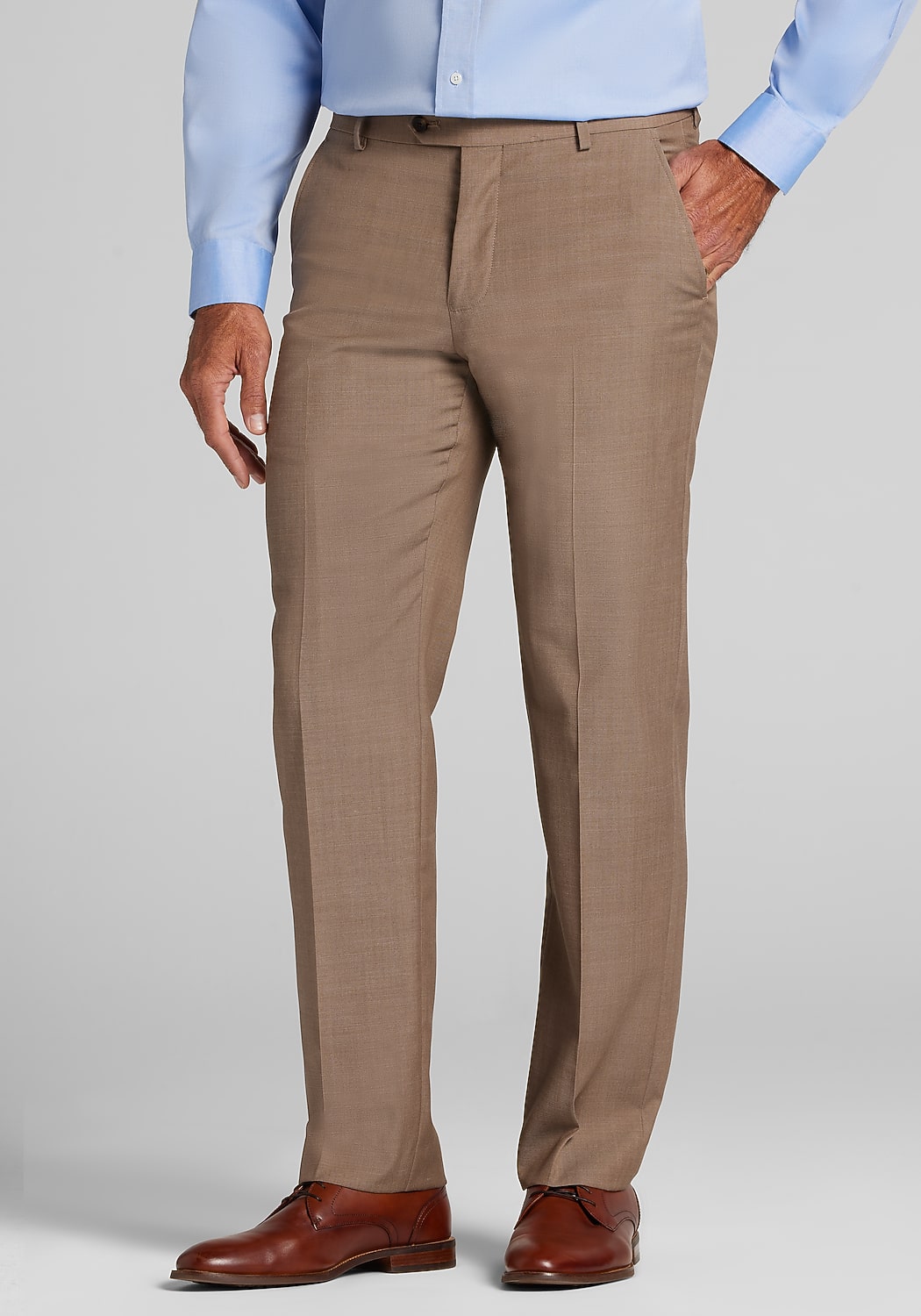 Traveler&reg; COOL<i>MOTION</i> Tailored Fit Wool Blend Dress Pants - Big & Tall