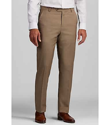 Traveler Collection Tailored Fit Twill Dress Pants - Memorial Day Deals