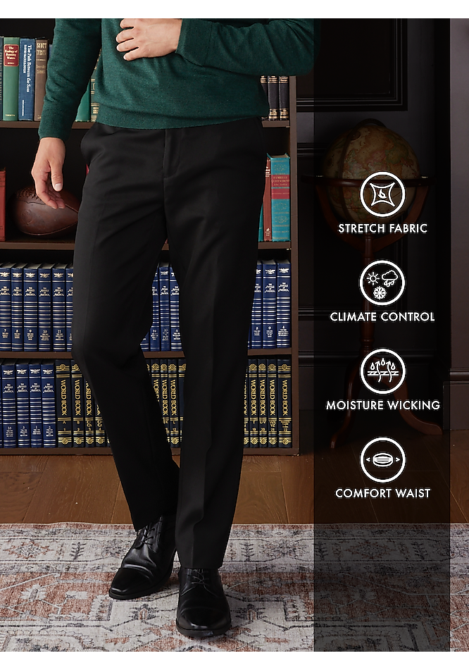 Traveler® COOL<i>MOTION</i> Tailored Fit Wool Blend Dress Pants