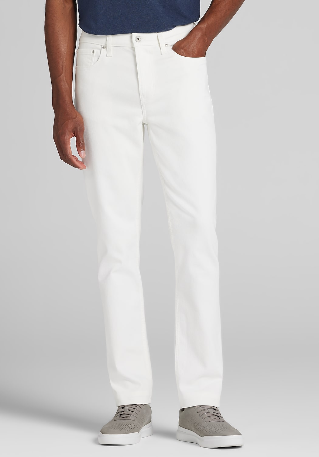 Slim Fit White Jeans CLEARANCE