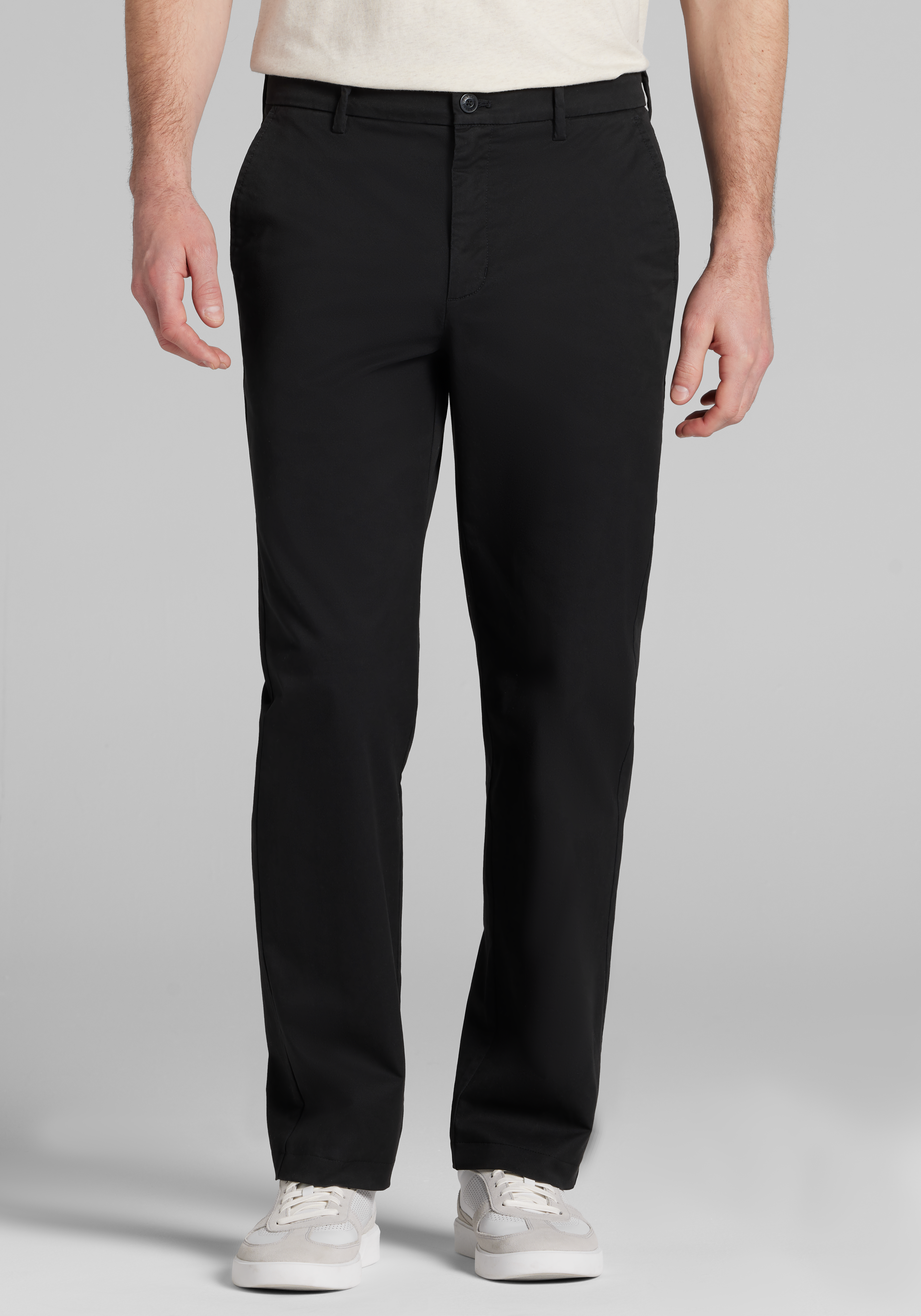 Men's Pants, Comfort Stretch Chinos - Traditional Fit - Jos A Bank