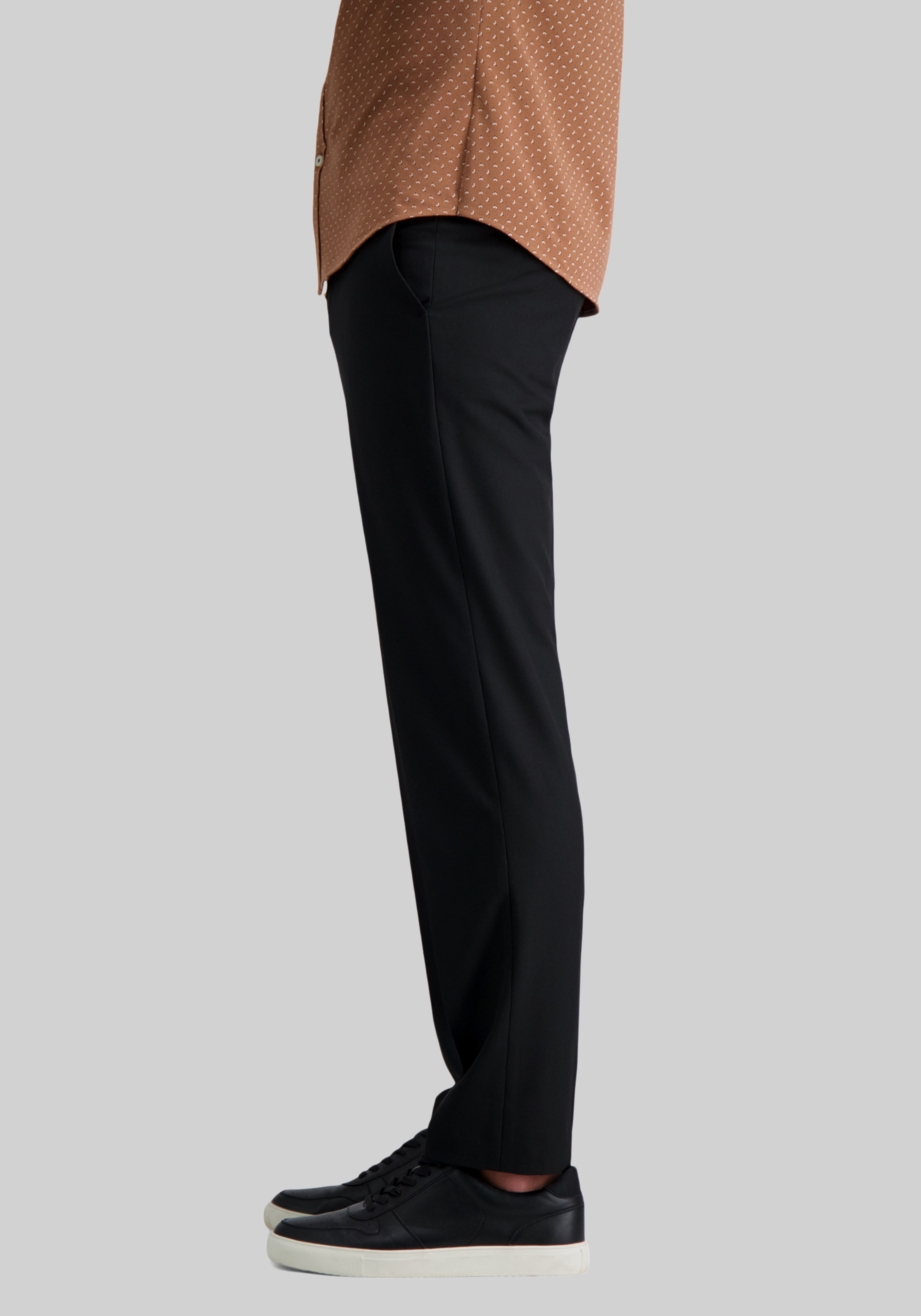 Haggar Slim Fit 4-Way Stretch Flat Front Dress Pants