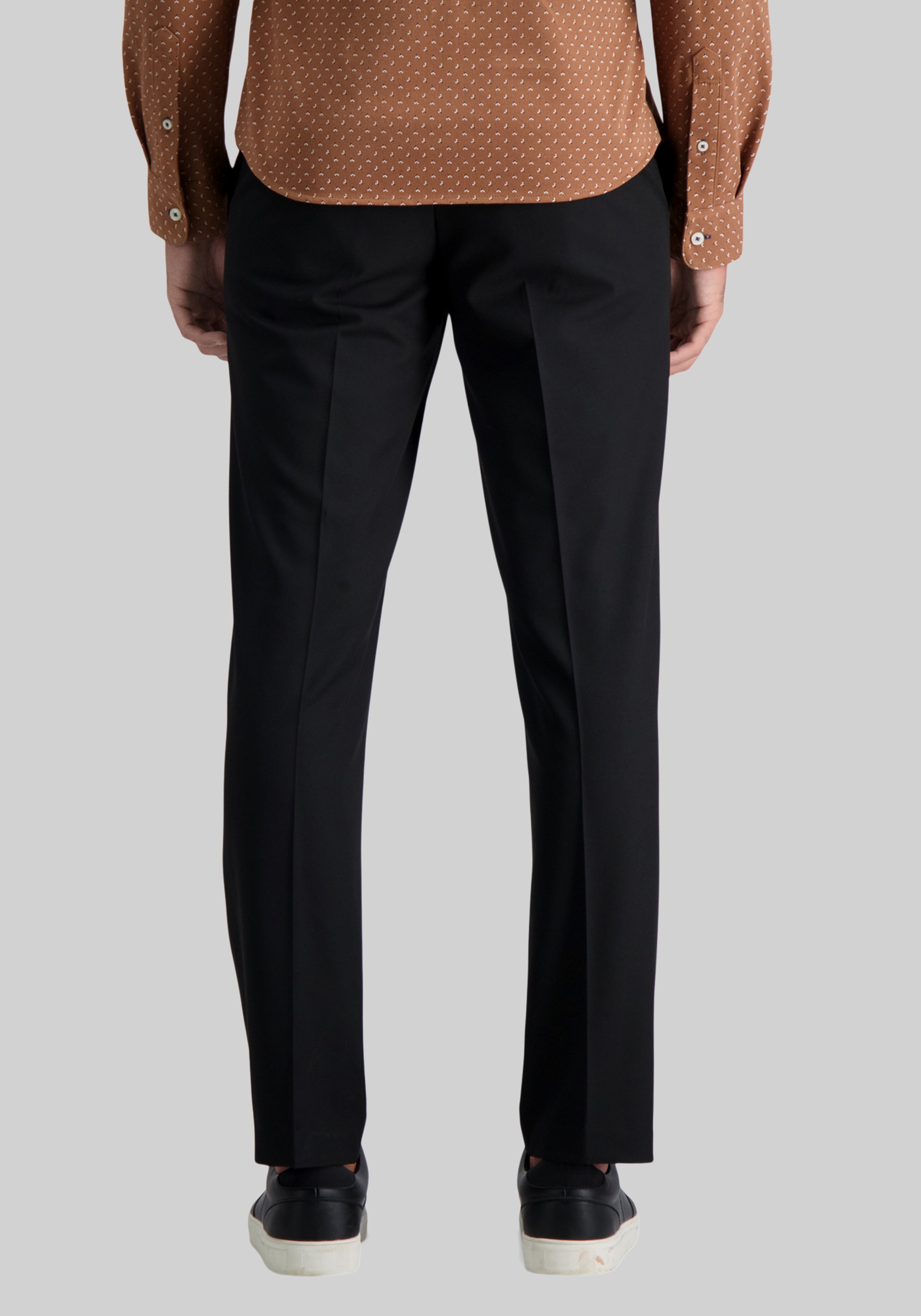 Haggar Slim Fit 4-Way Stretch Flat Front Dress Pants