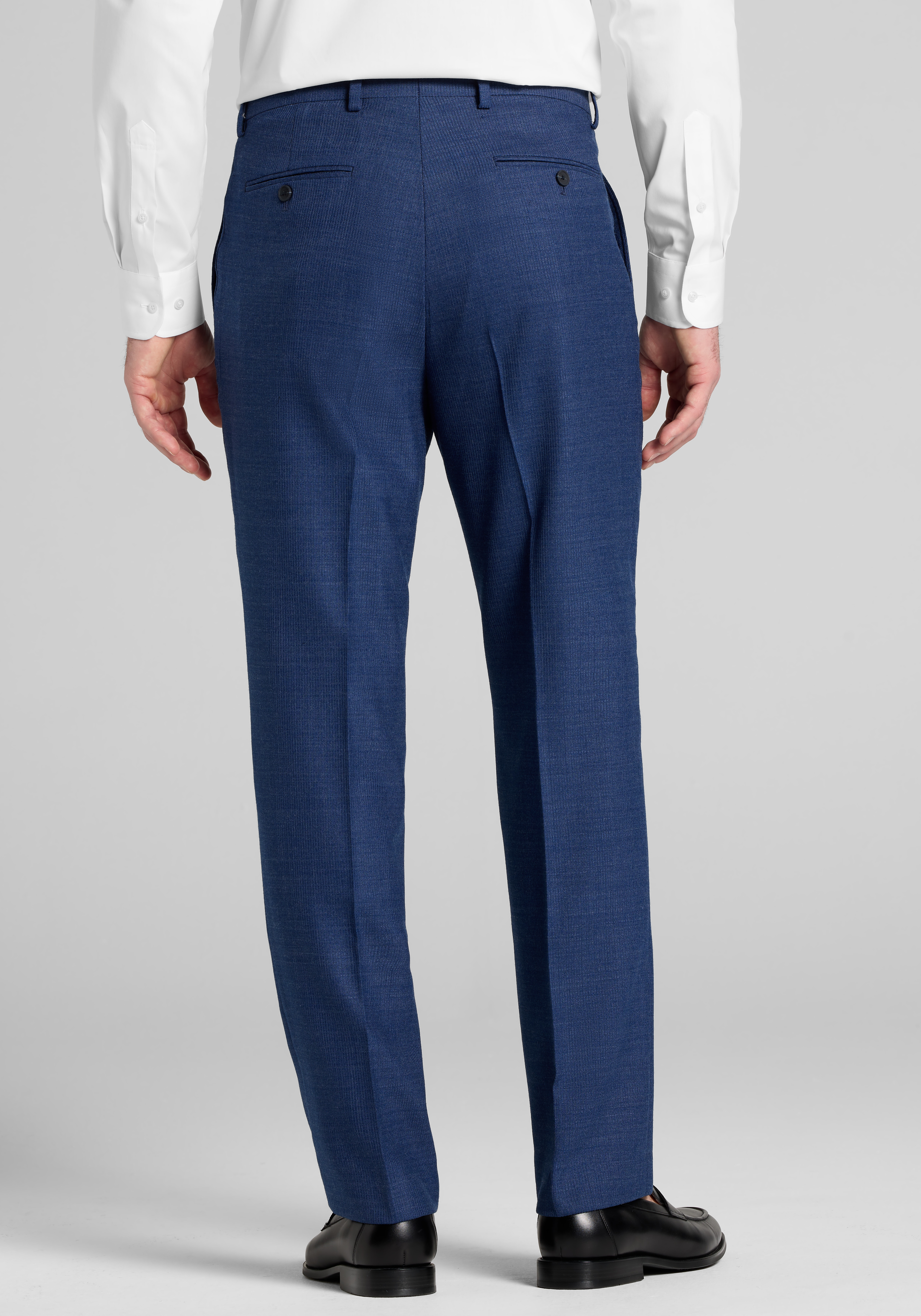 Traveler® Collection COOLMOTION Tailored Fit Textured Dress Pants