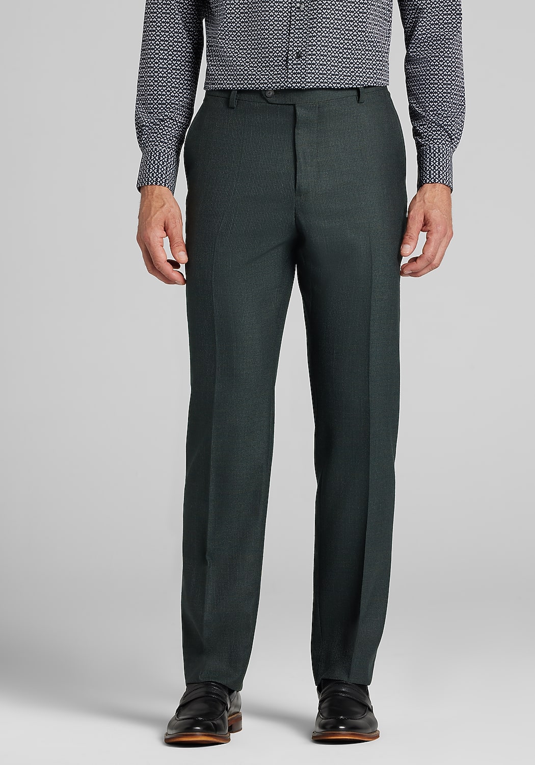 Traveler® Collection COOLMOTION Tailored Fit Textured Dress Pants