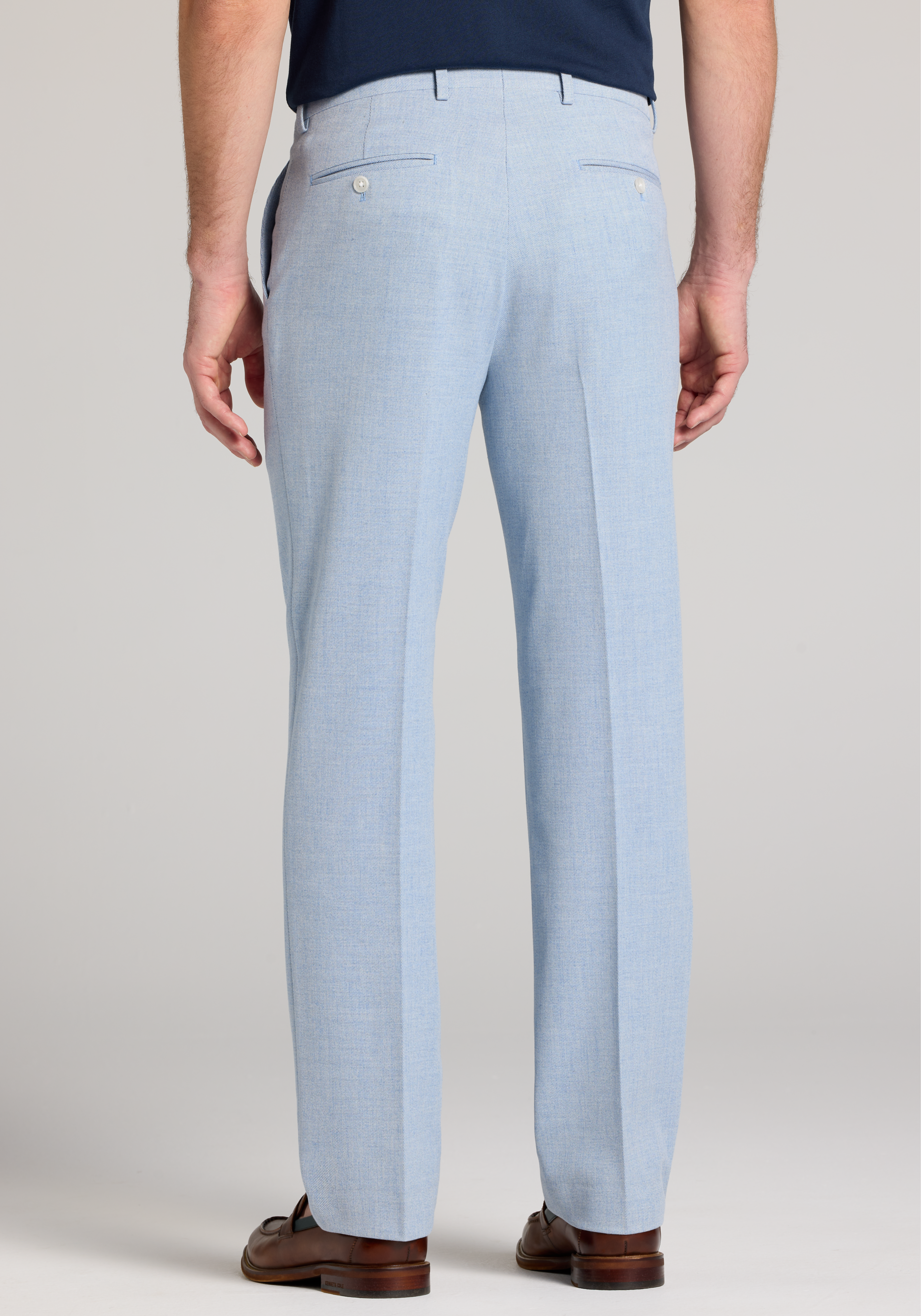 Jos. A. Bank Tailored Fit Comfort Stretch Textured Solid Dress Pant