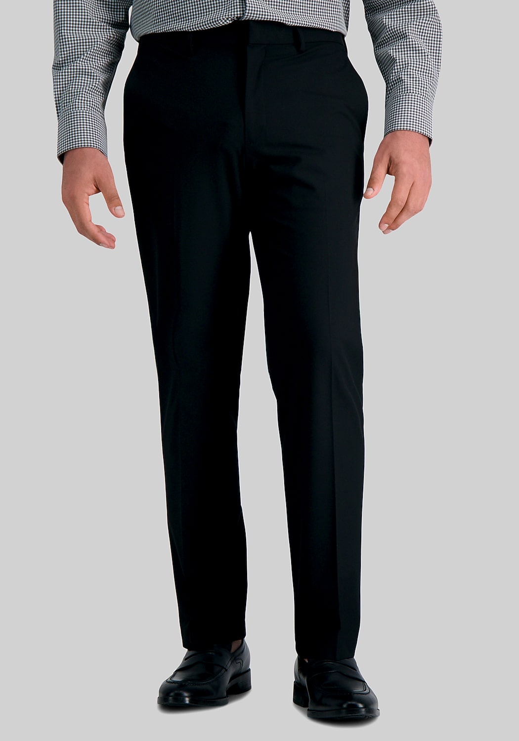 J.M. Haggar 4-Way Stretch Flat Front Dress Pants