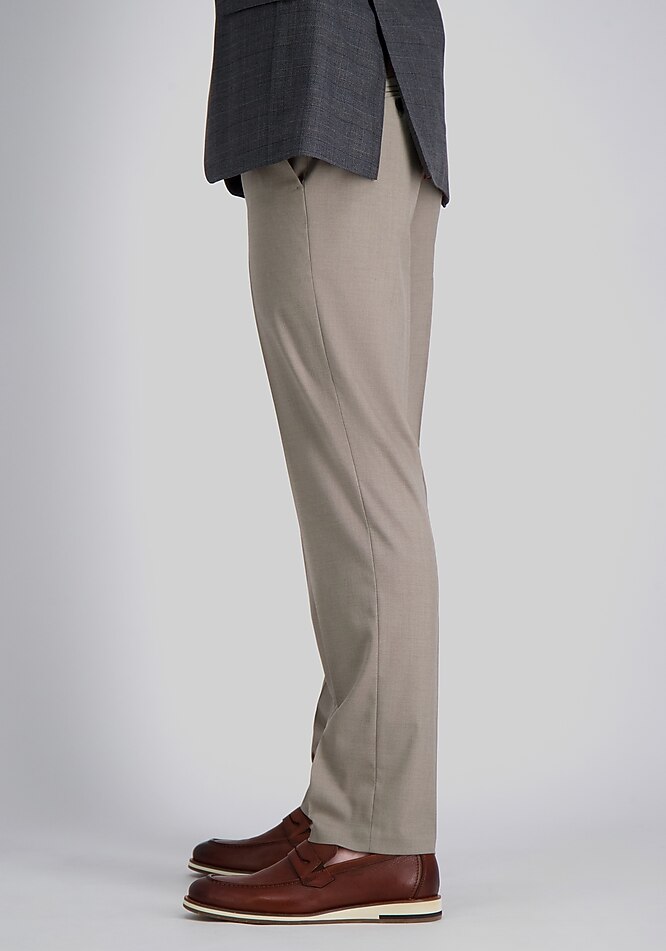 Haggar Tailored Fit Flat Front Sharkskin Dress Pants Haggar