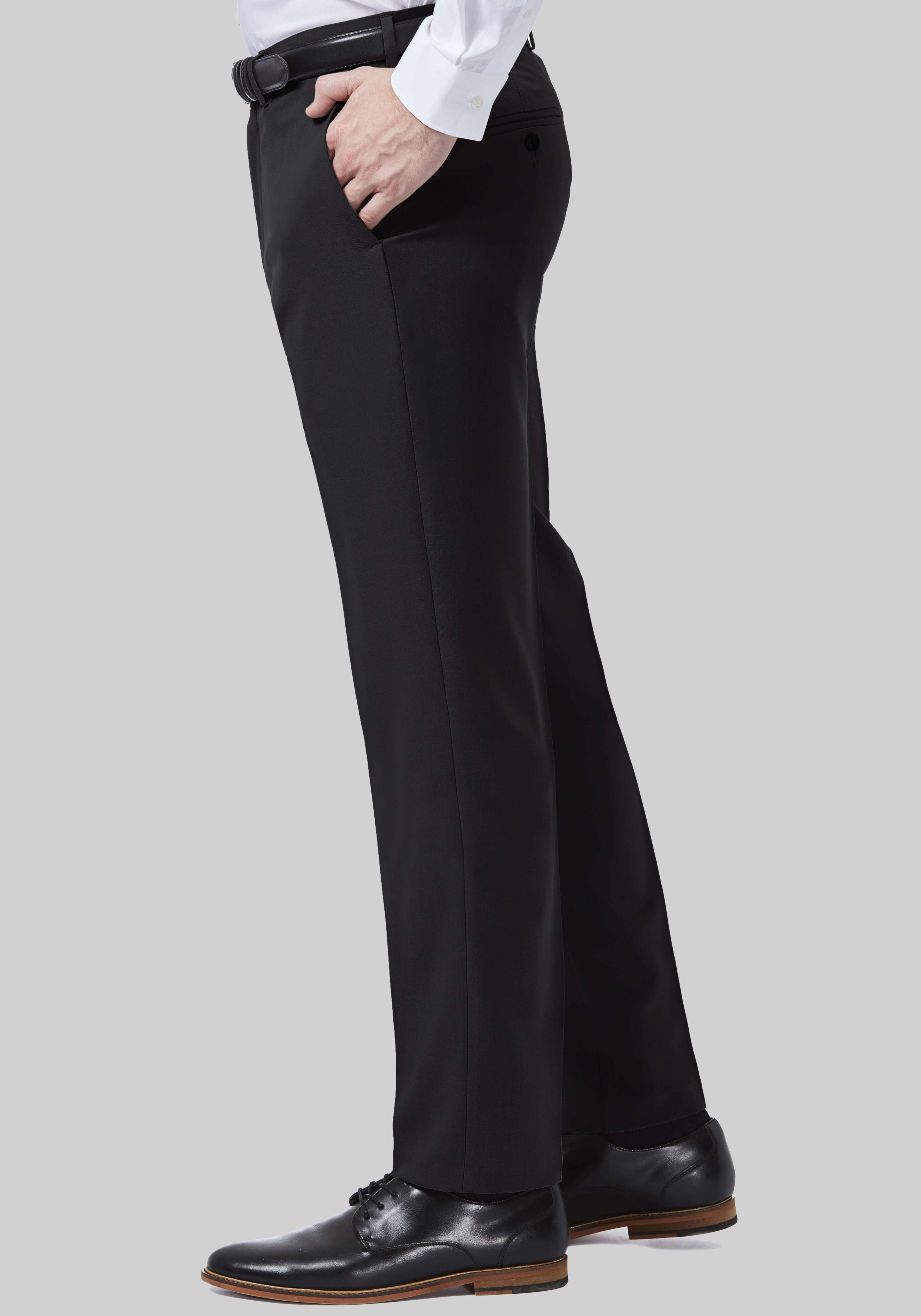 Haggar Premium Comfort Slim Fit Flat Front Dress Pants