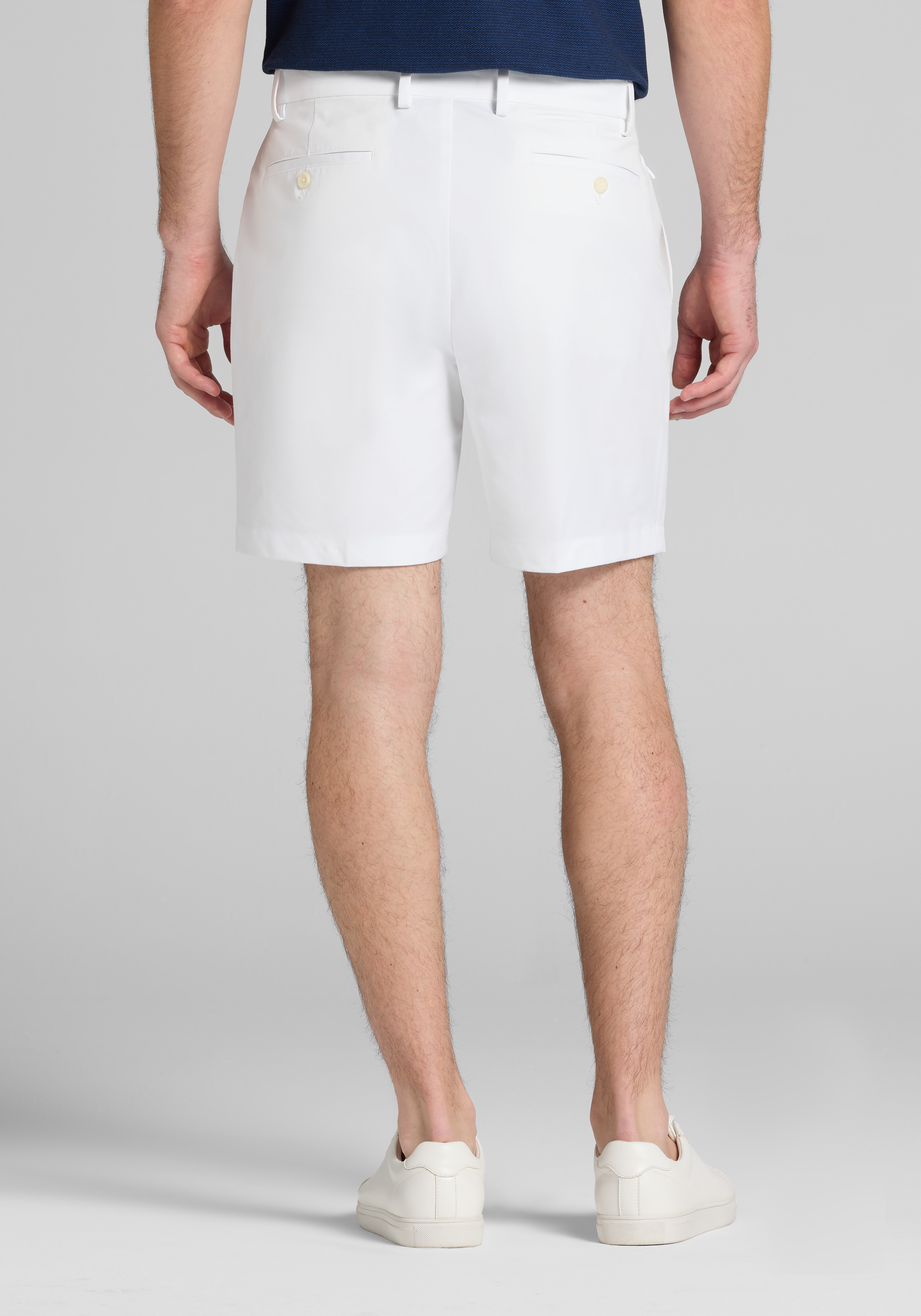 Traveler® Performance Tailored Fit Solid 7 Inch Golf Shorts