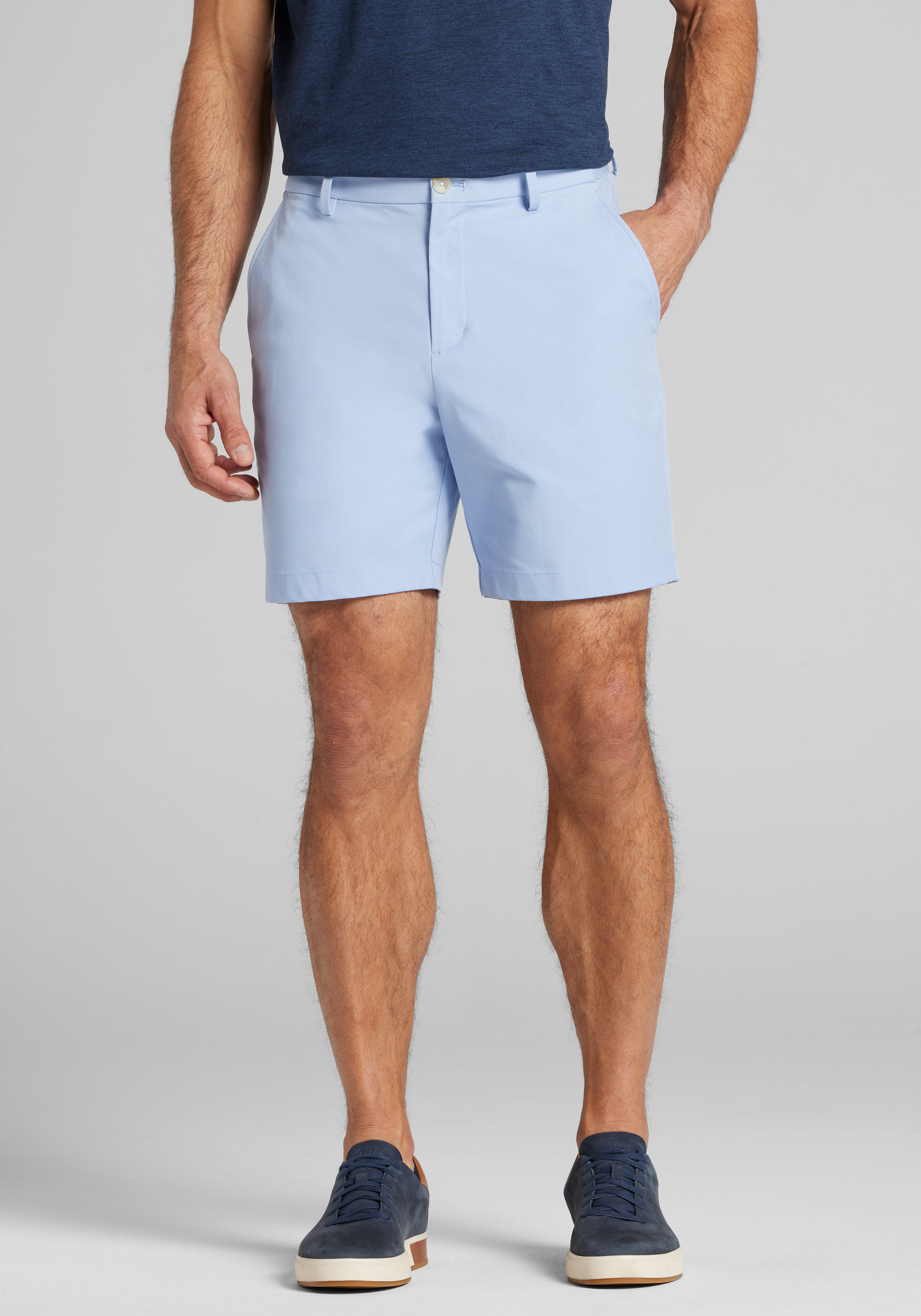 Traveler® Performance Tailored Fit Solid Golf Shorts 7'' - Big & Tall CLEARANCE