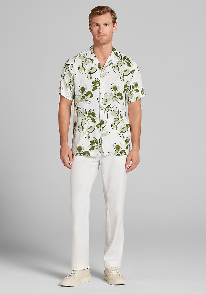 Reserve Collection Tailored Fit Linen Blend Pants - Linen