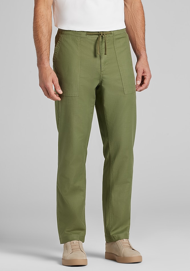 Jos. A. Bank Collection Tailored Fit Garment-Dyed Field Pants