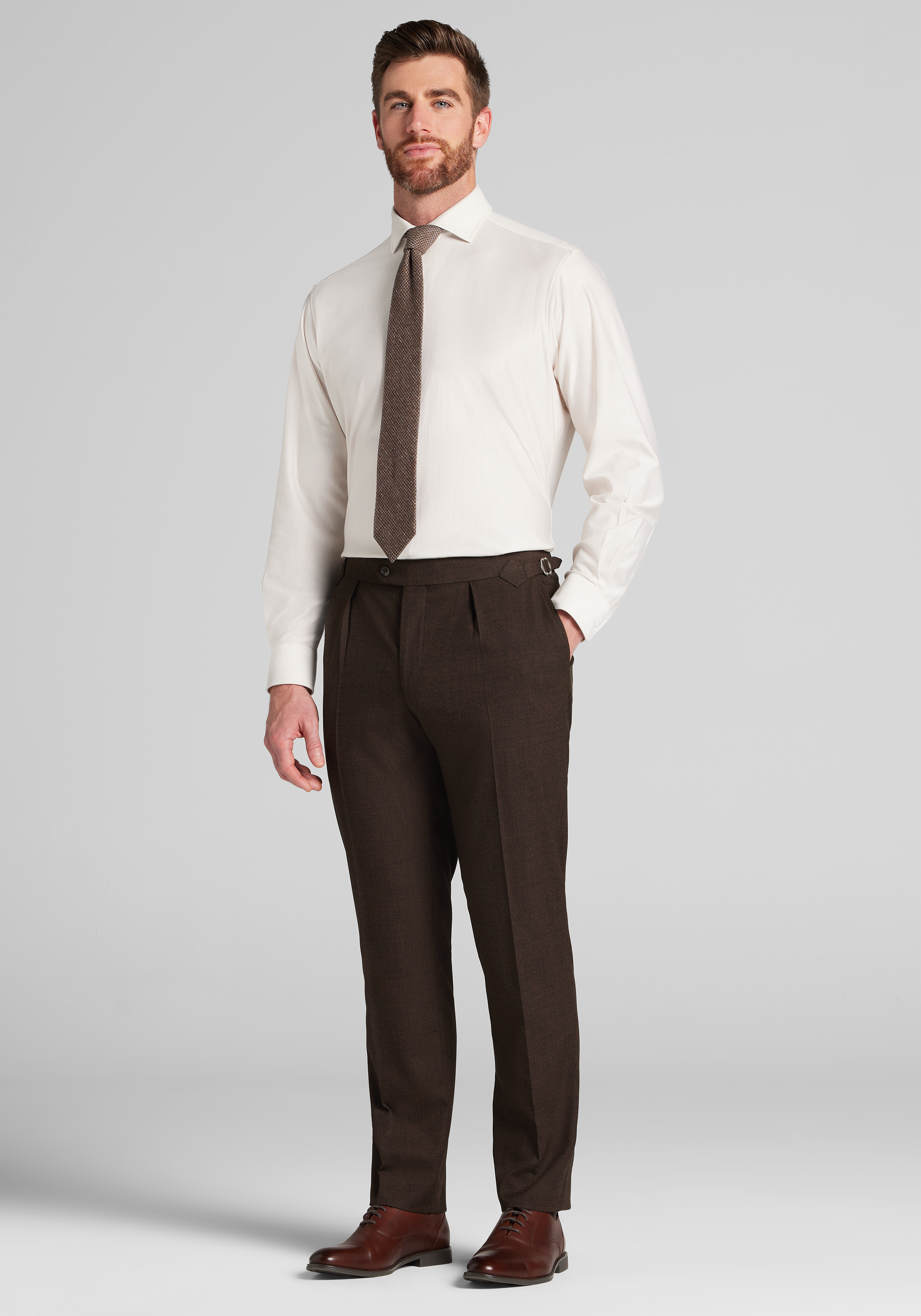 Jos. A. Bank Tailored Fit Textured Dress Pants