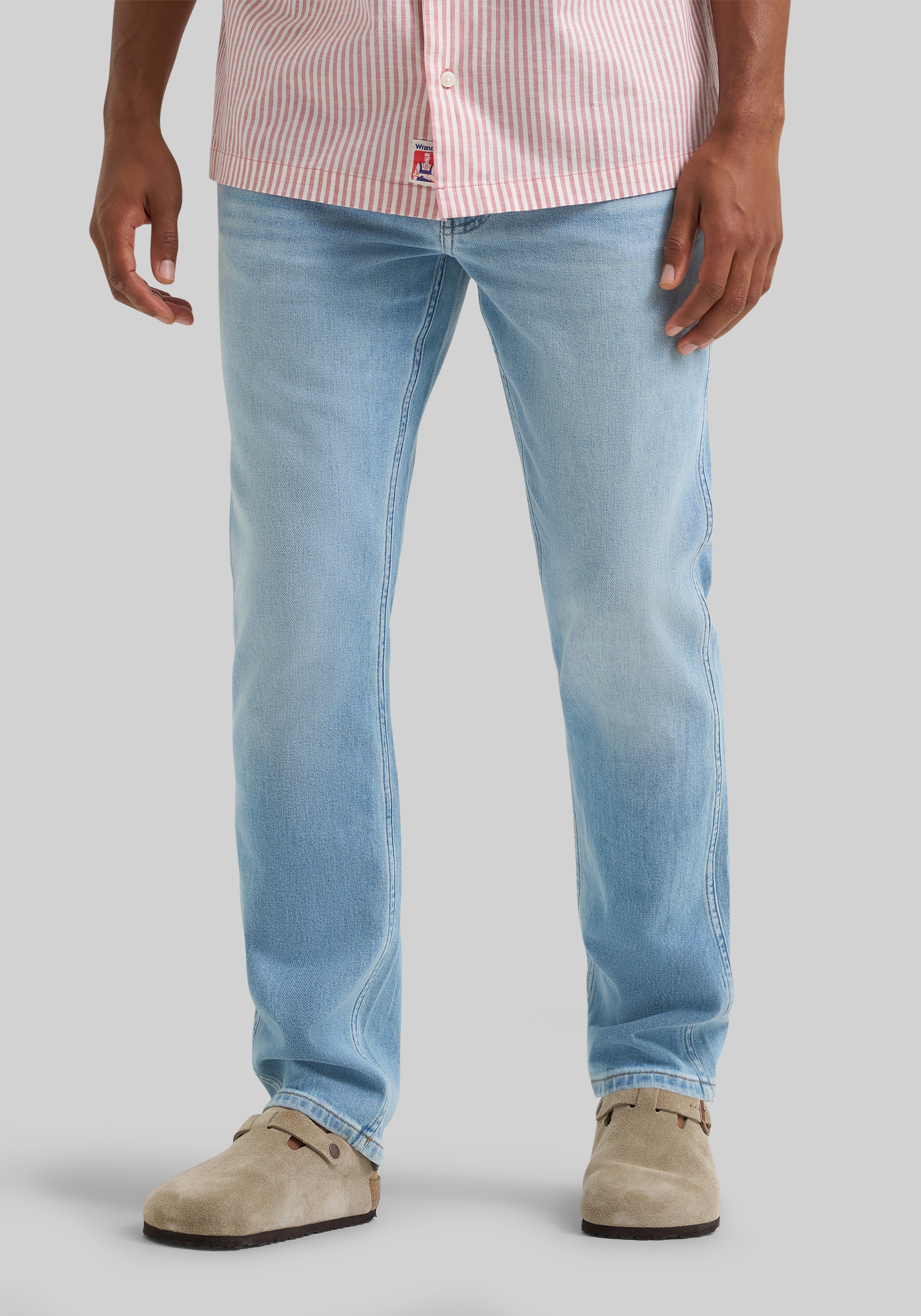 Men's New!, Wrangler Regular Fit Greensboro Firelight Straight Leg Jeans - Jos A Bank
