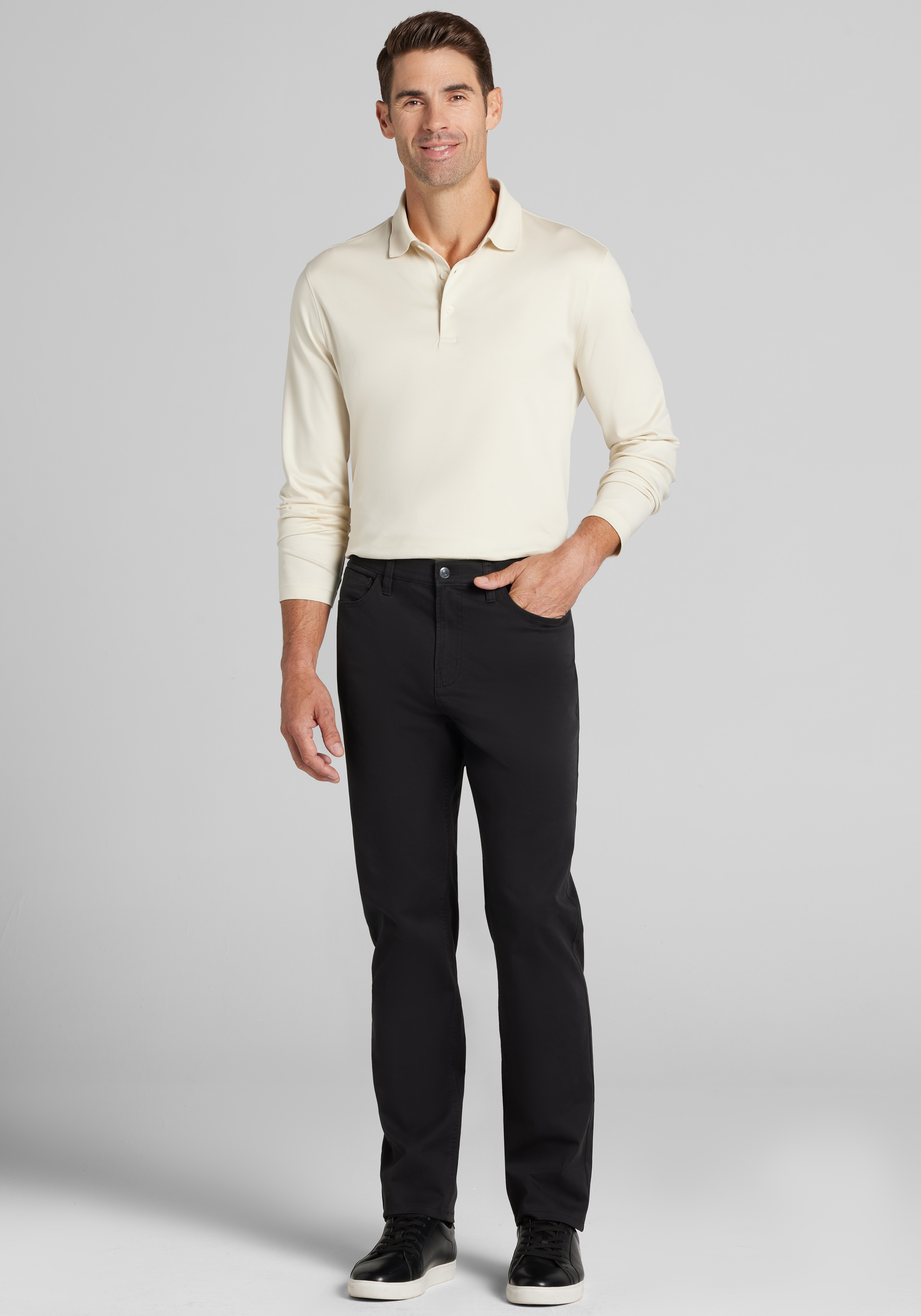 1905 Collection Tailored Fit 5-Pocket Pants