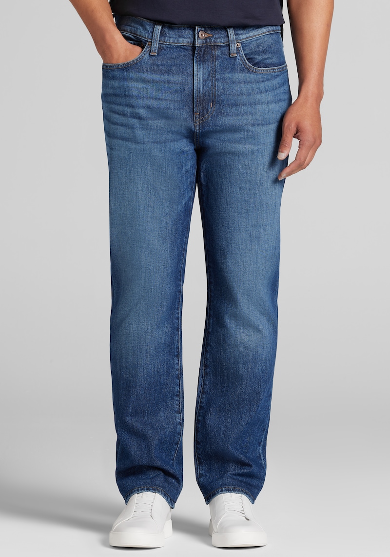 Jos. A. Bank Men's  Straight Fit Jeans At  In Sapphire Wash