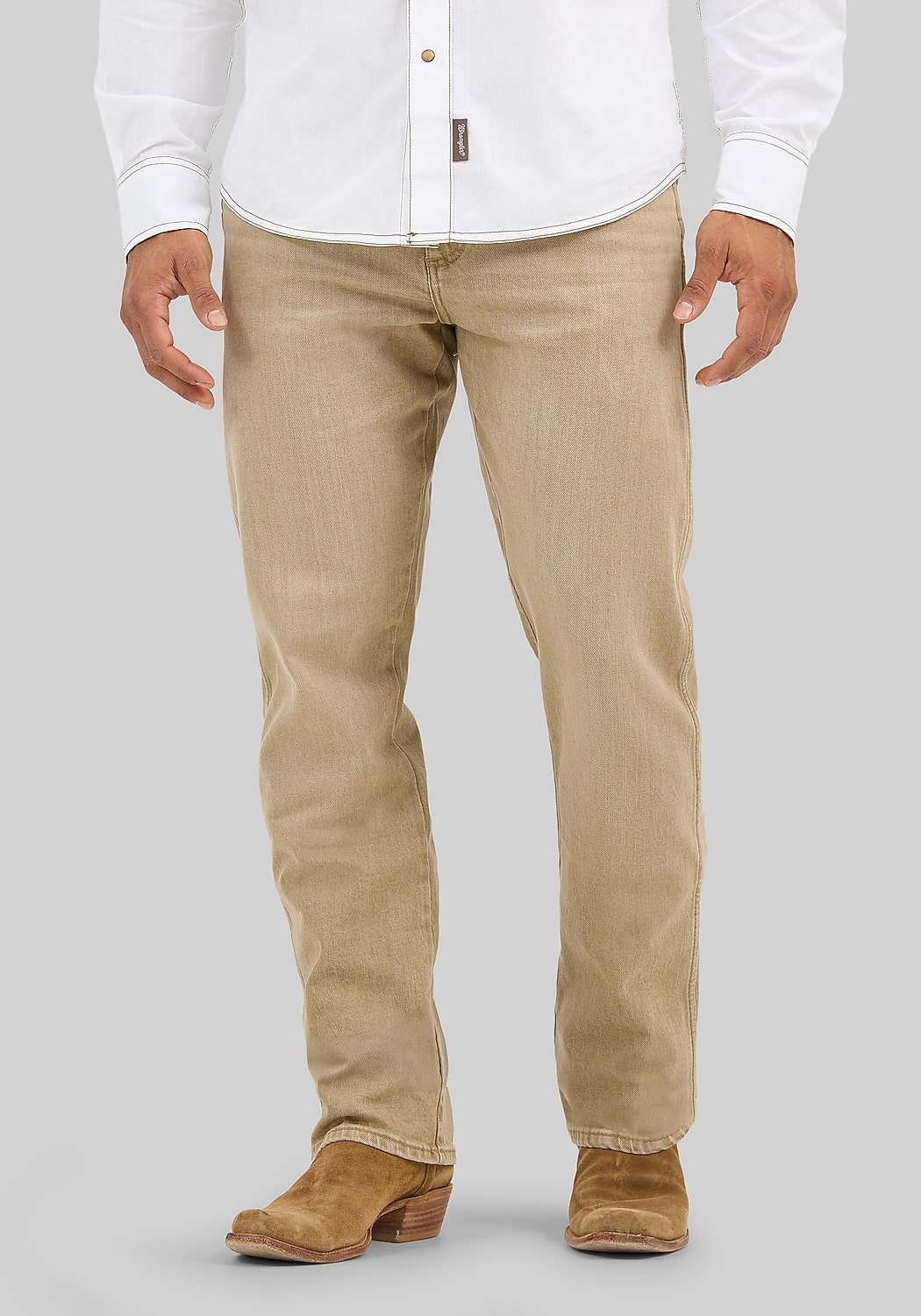 Wrangler Retro Slim Fit Saddle Straight Jeans - Big & Tall