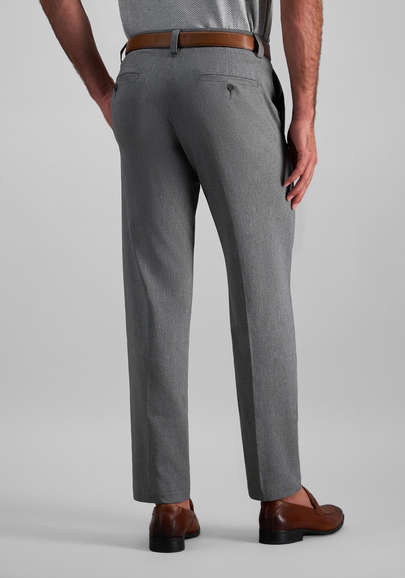 Haggar CoolRight Tailored Fit Straight Leg Performance Pants