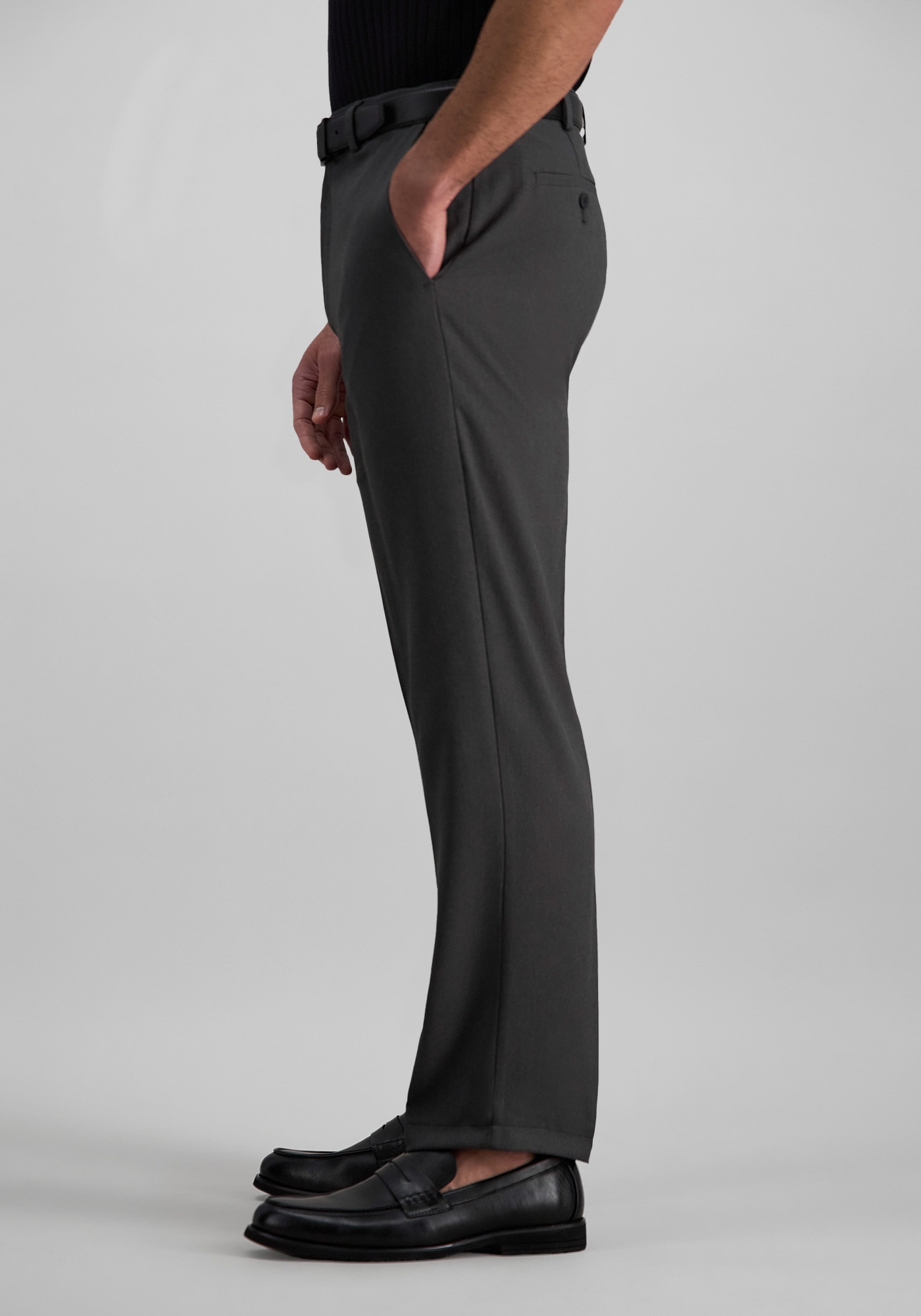 Haggar Cool Right? Performance Flex Classic Fit Flat Front Pants